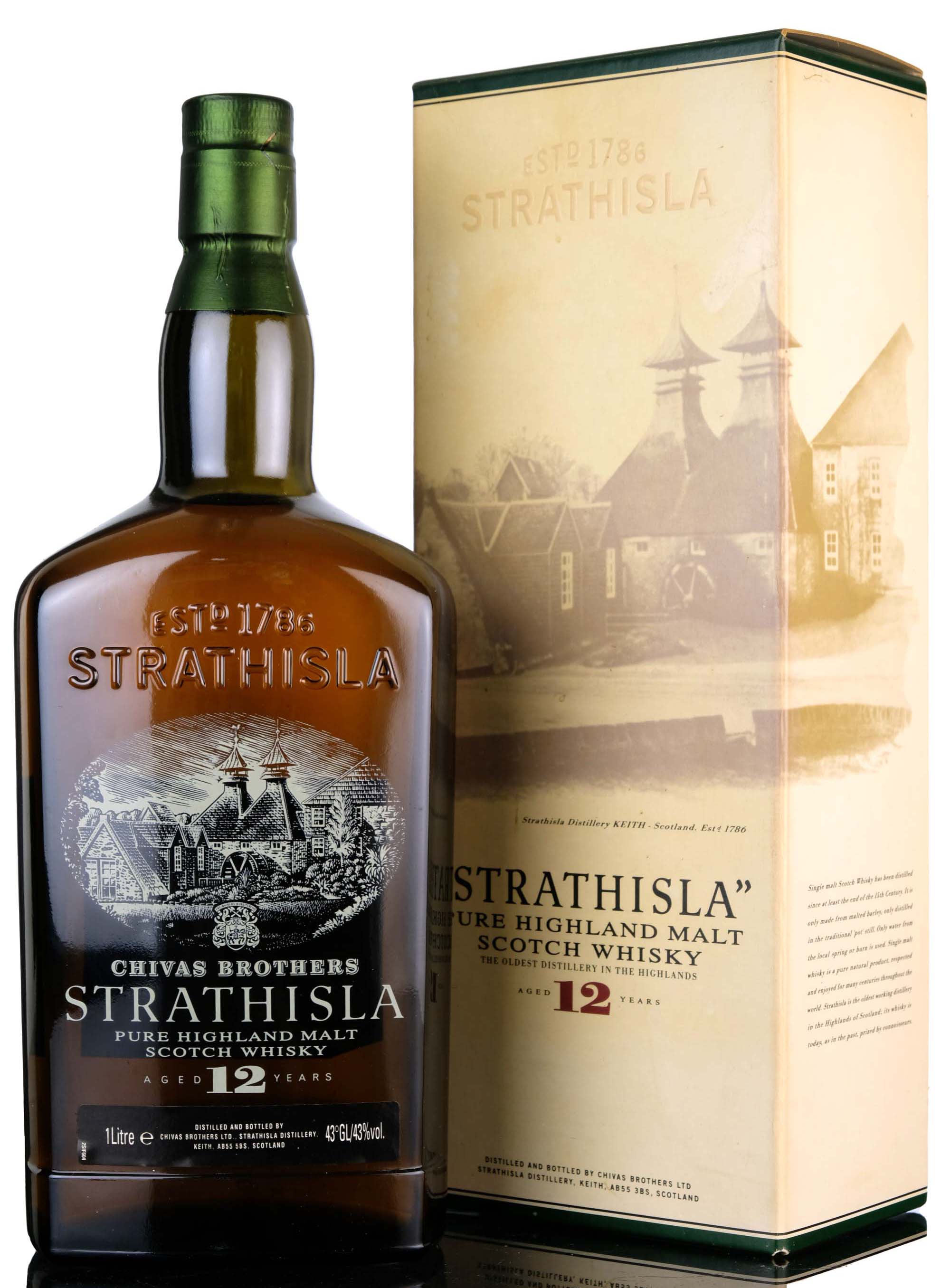 Strathisla 12 Year Old - Circa 2000 - 1 Litre