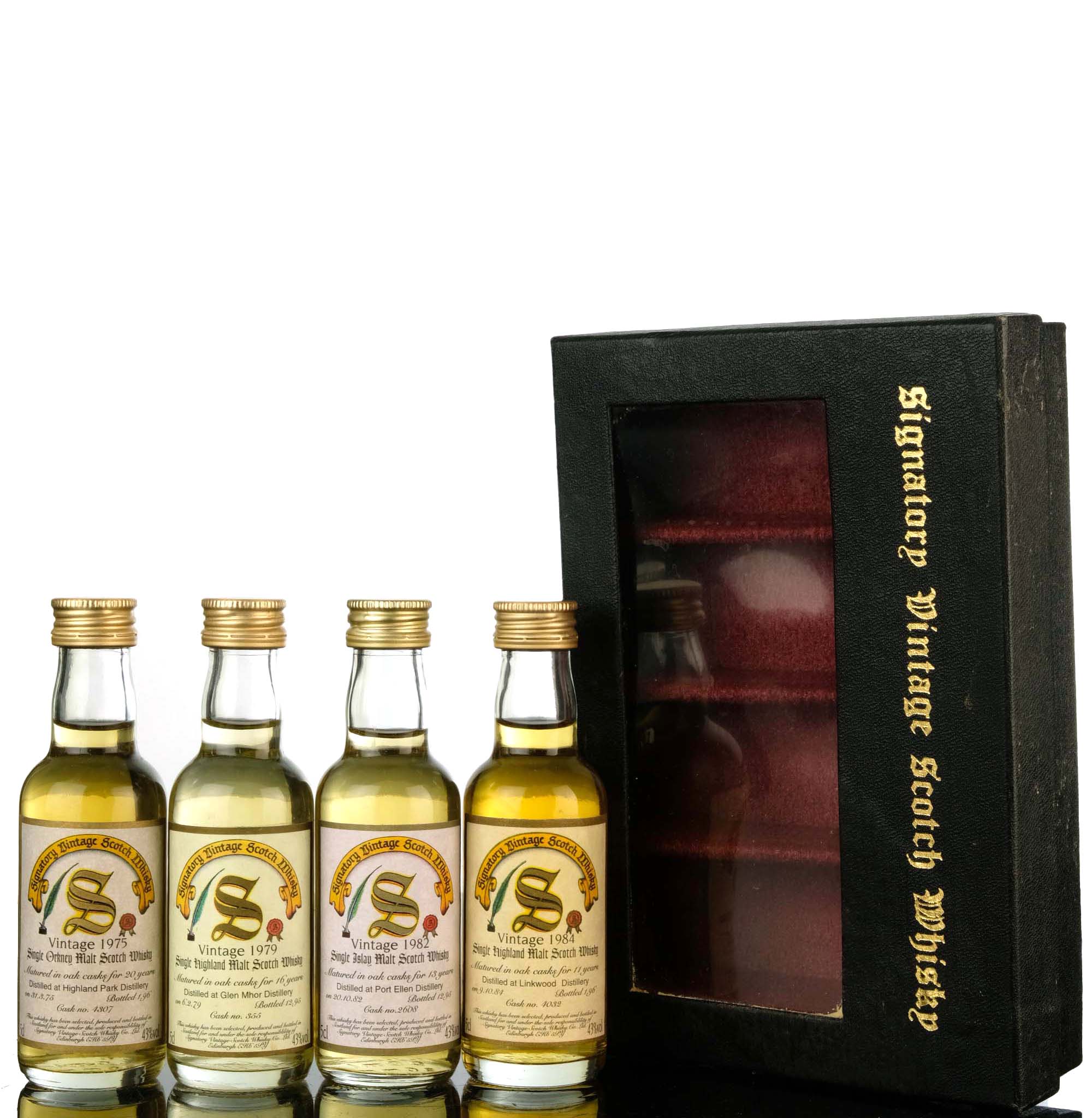 4 x Signatory Vintage Miniatures