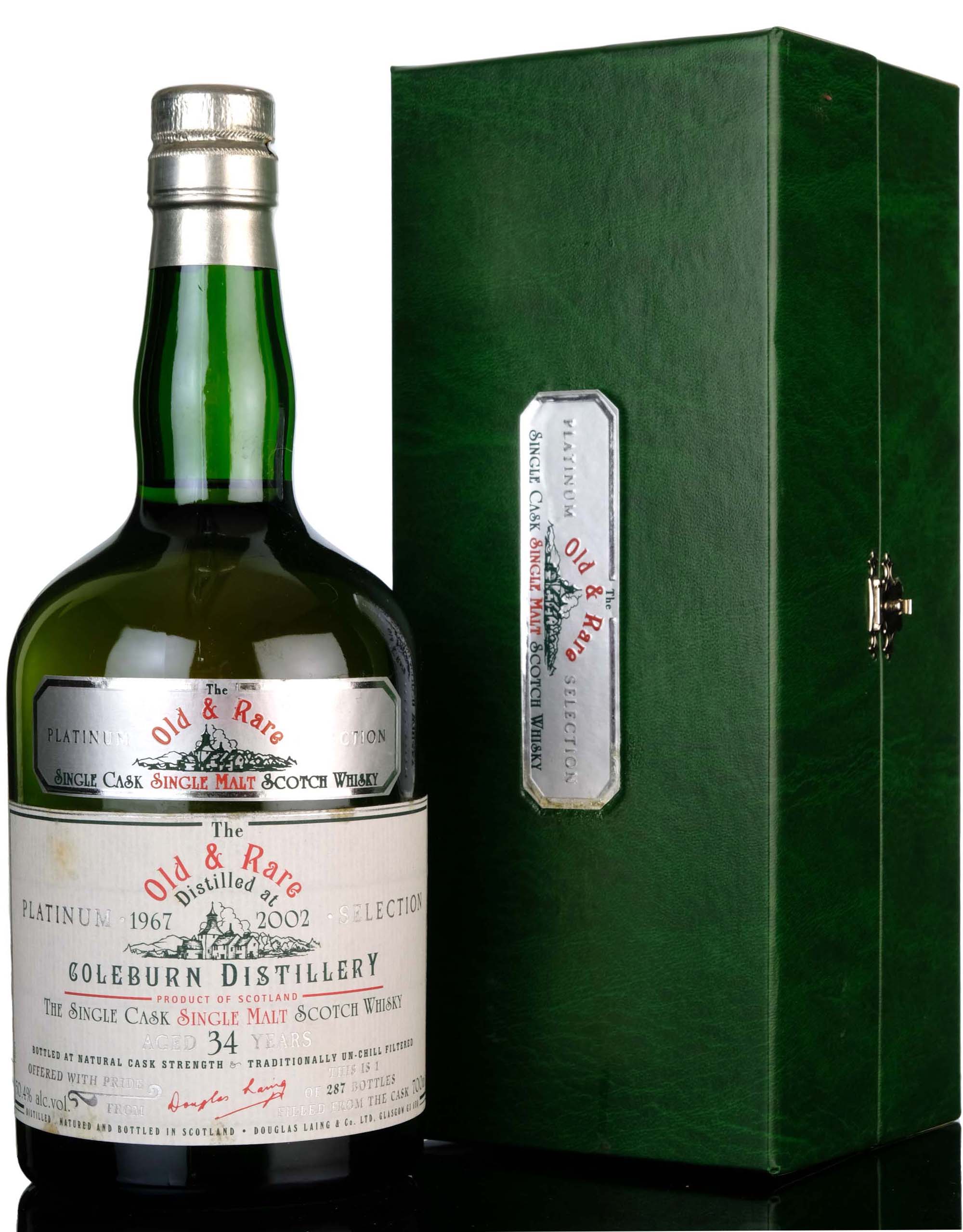 Coleburn 1967-2002 - 34 Year Old - Douglas Laing - Old & Rare Platinum Selection - Single 