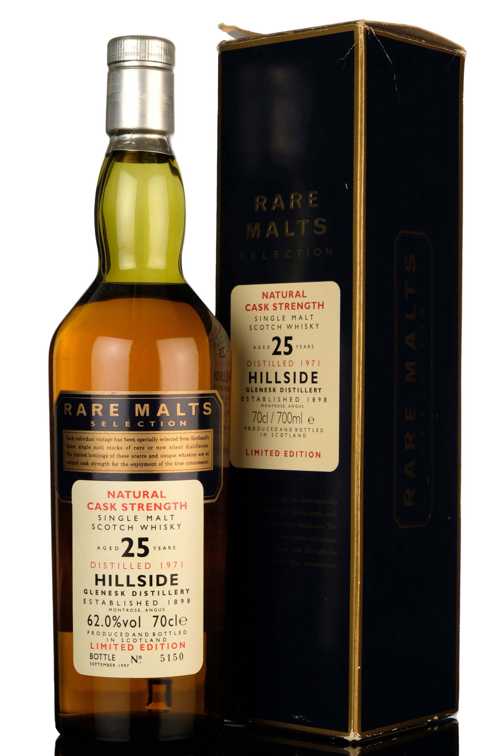Hillside 1971-1997 - 25 Year Old - Rare Malts 62.0%