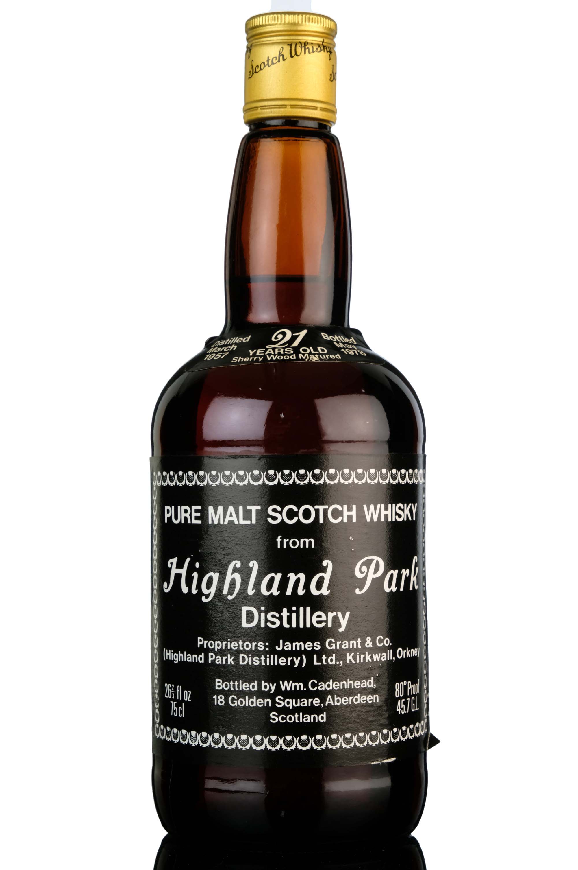 Highland Park 1957-1978 - 21 Year Old - Cadenheads Dumpy - Sherry Wood