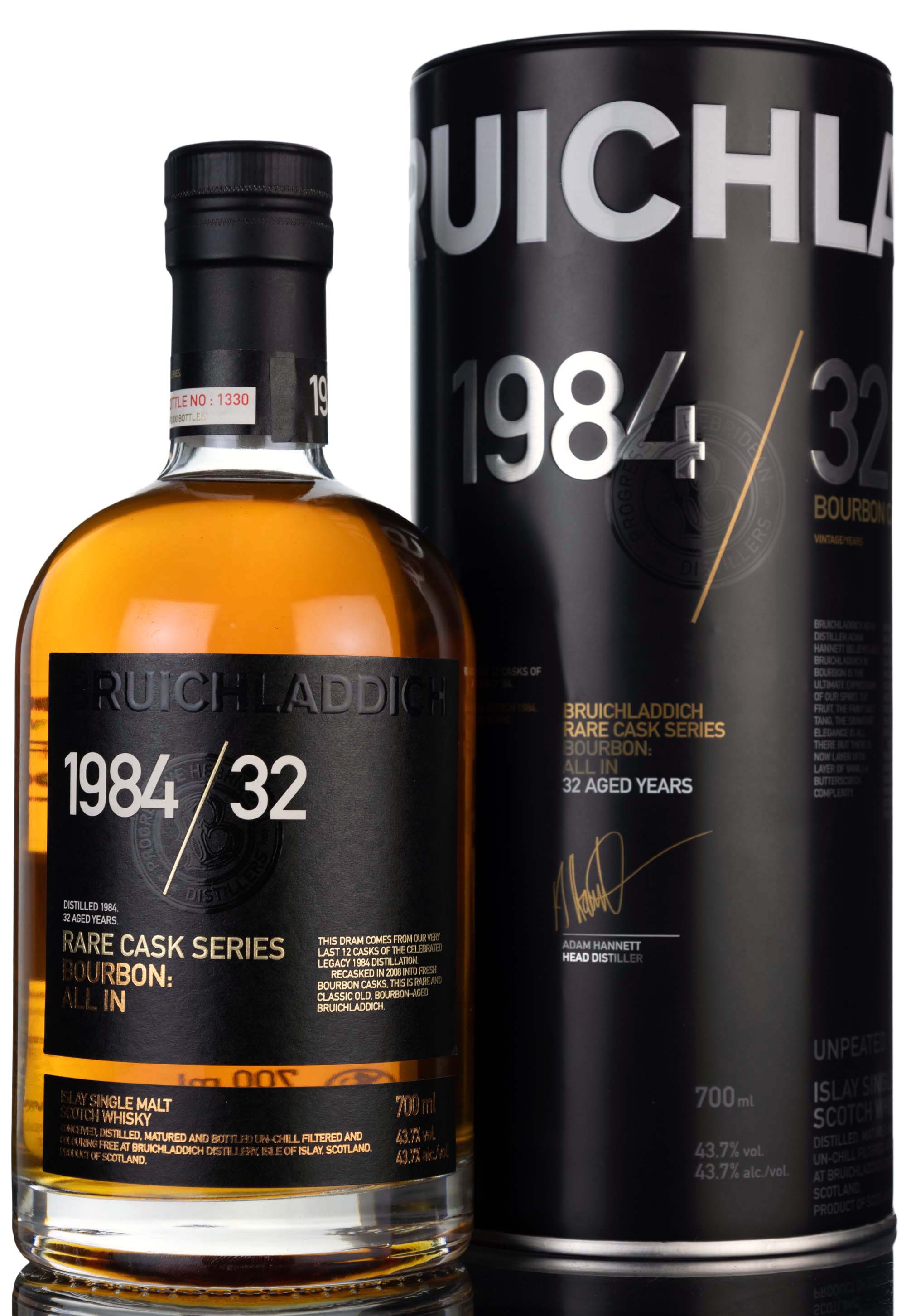 Bruichladdich 1984-2017 - 32 Year Old - Rare Cask Series