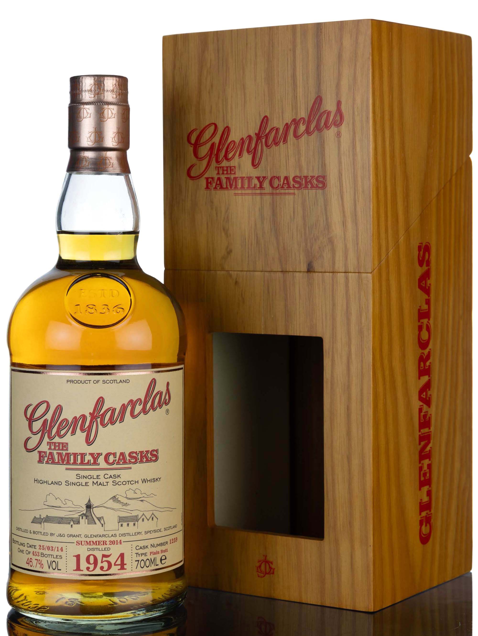 Glenfarclas 1954-2014 - 59 Year Old - The Family Casks - Single Cask 1259