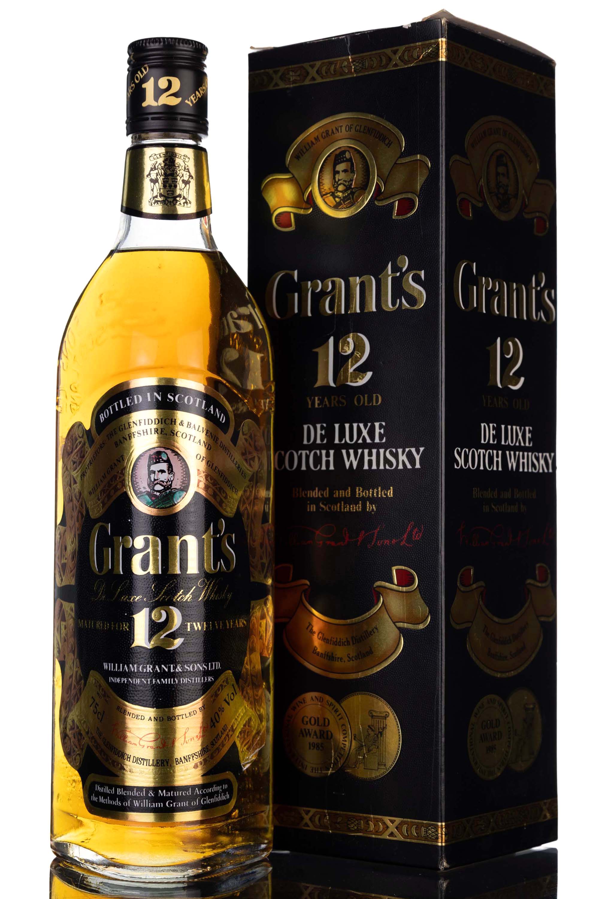 Grants 12 Year Old - De Luxe - 1980s