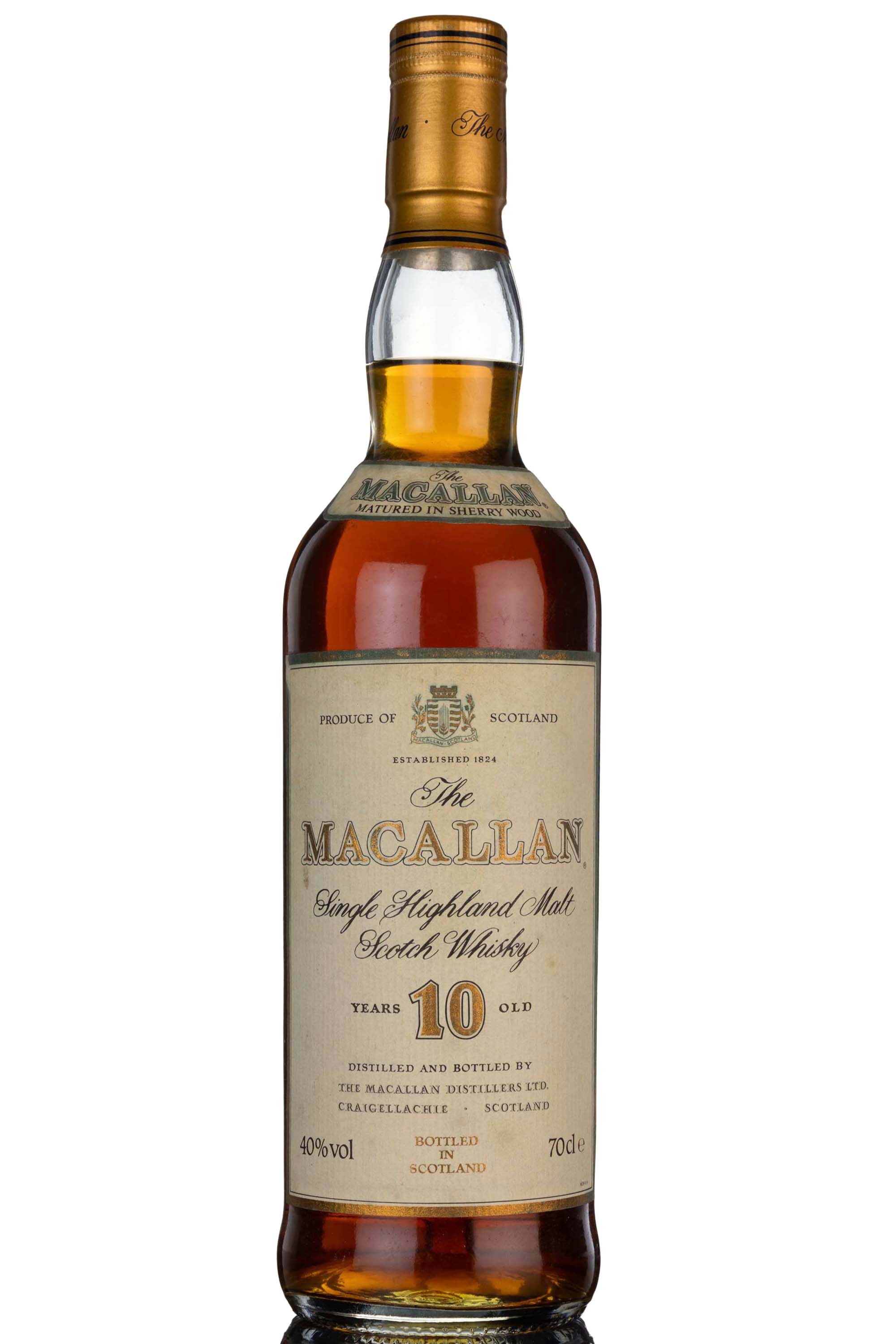 Macallan 10 Year Old - Sherry Cask - 1990s
