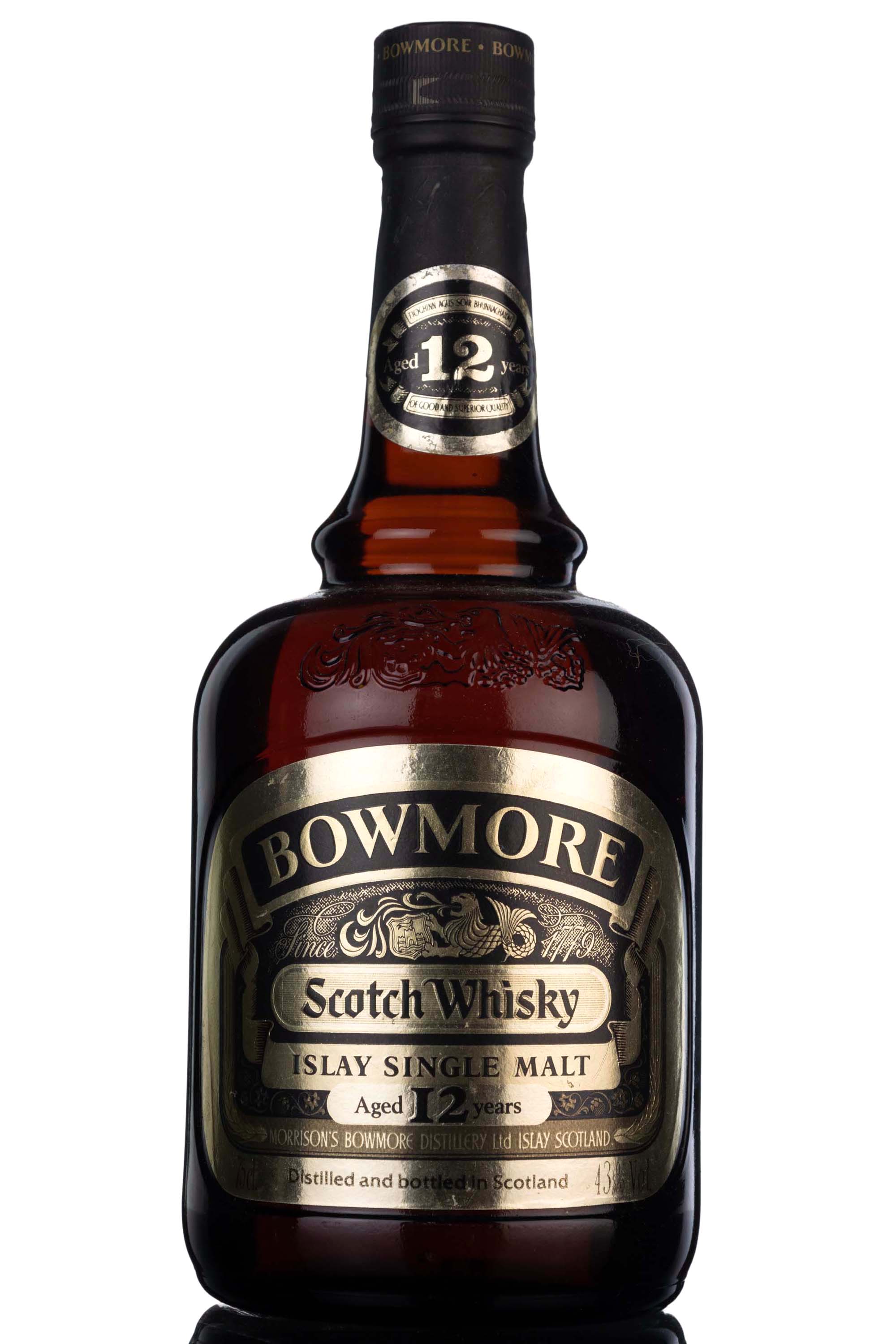 Bowmore 12 Year Old Dumpy - 1980s