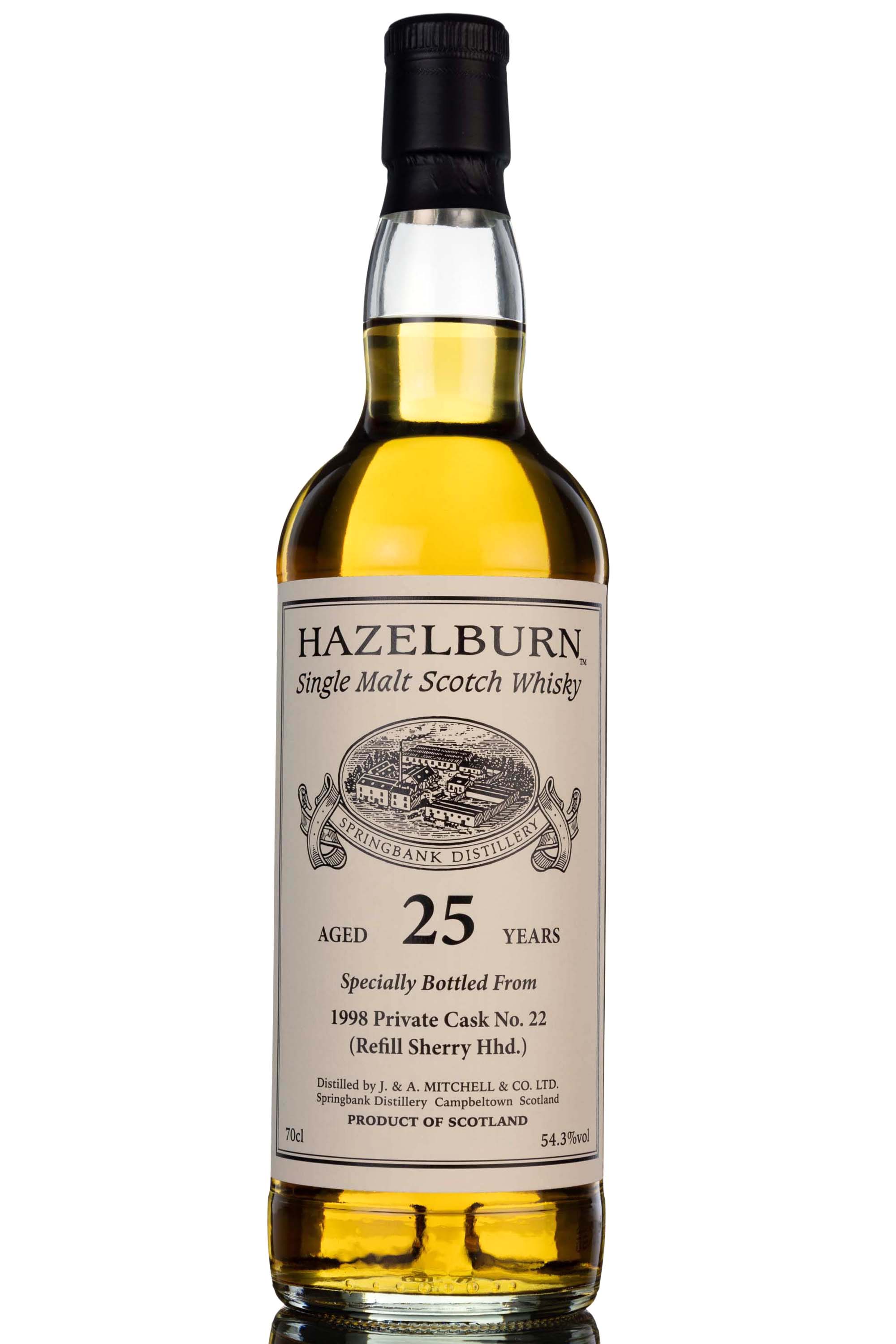 Hazelburn 1998 - 25 Year Old - Single Cask 22 - Private Bottling