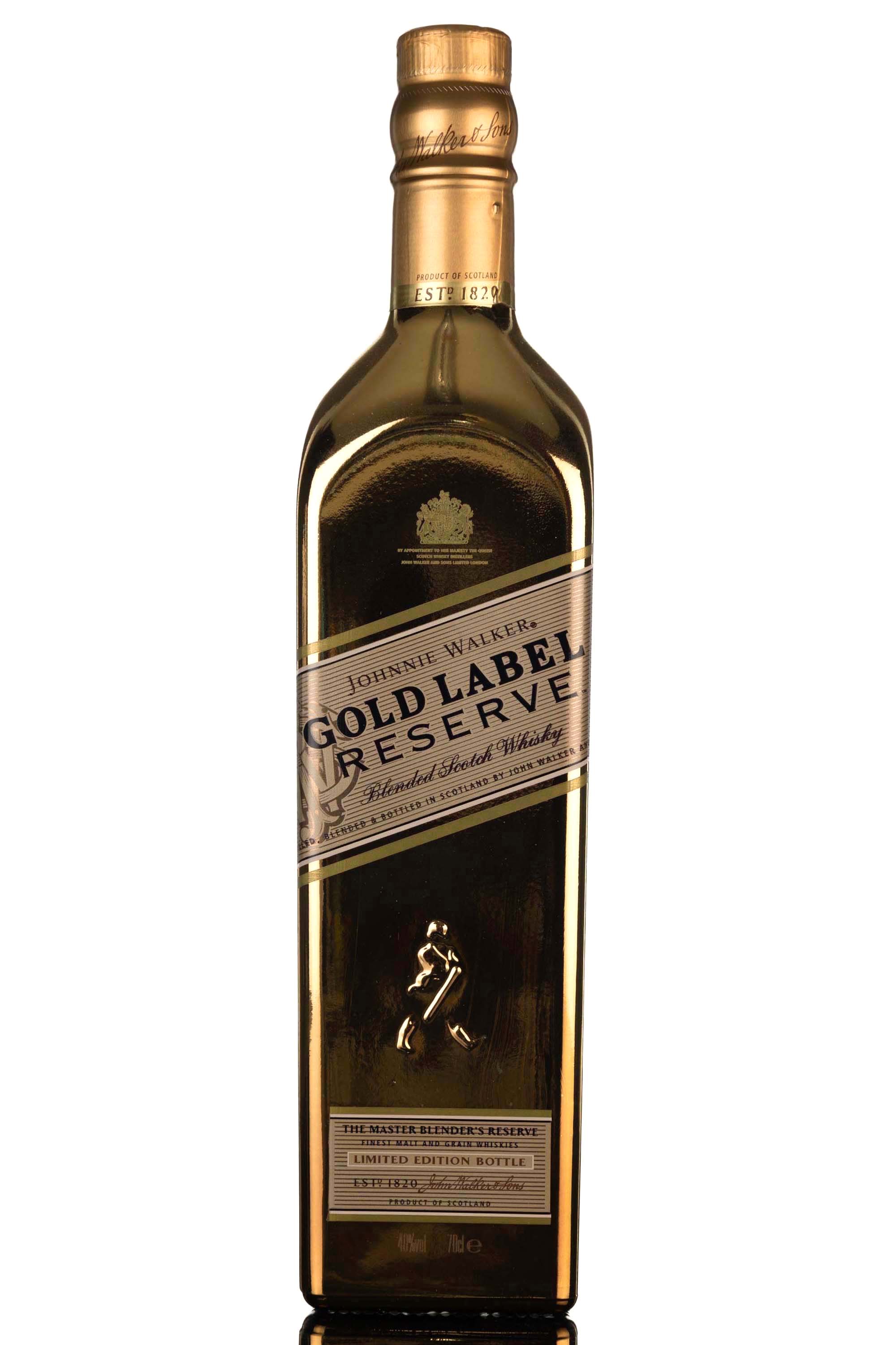Johnnie Walker Gold Label Reserve - The Master Blenders Reserve - Limited Edition Gold Bot