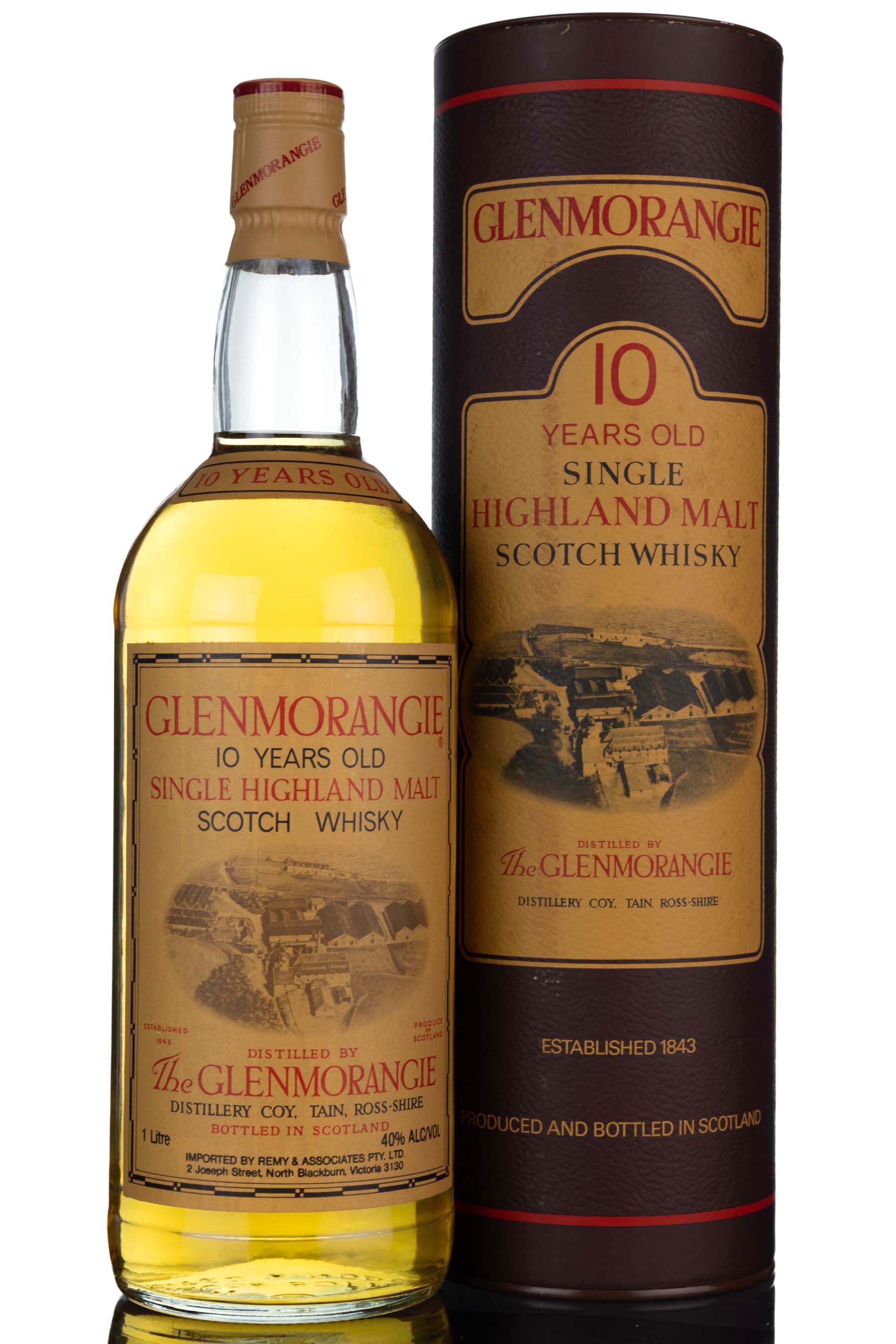 Glenmorangie 10 Year Old - Circa 1990 - 1 Litre