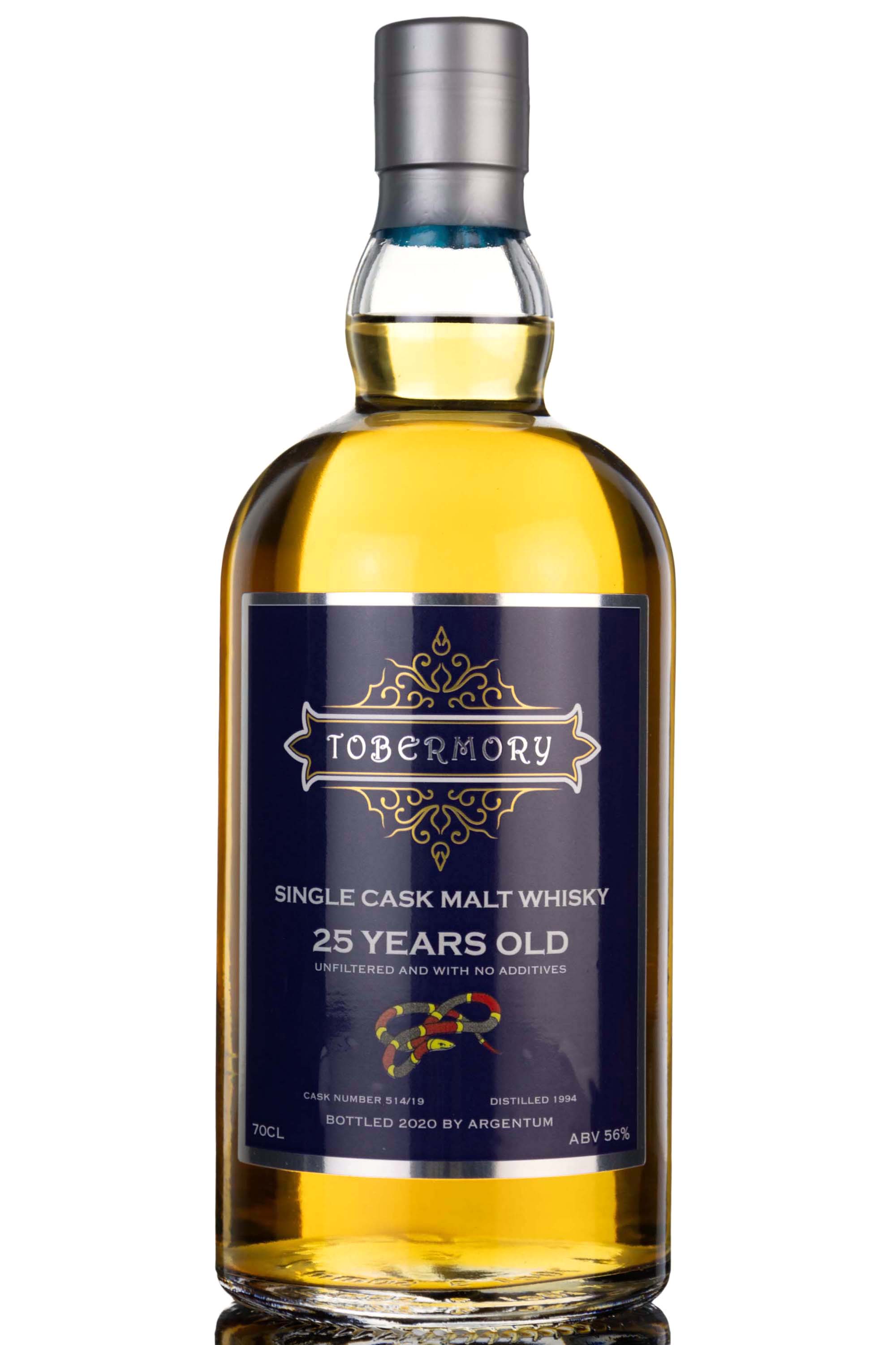 Tobermory 1994-2020 - 25 Year Old - Single Cask 514/19