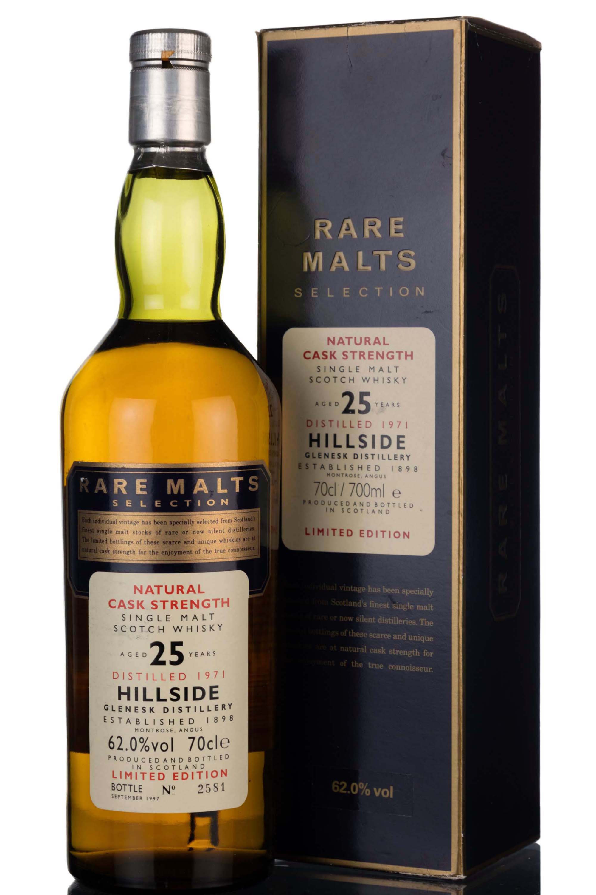 Hillside 1971-1997 - 25 Year Old - Rare Malts 62.0%