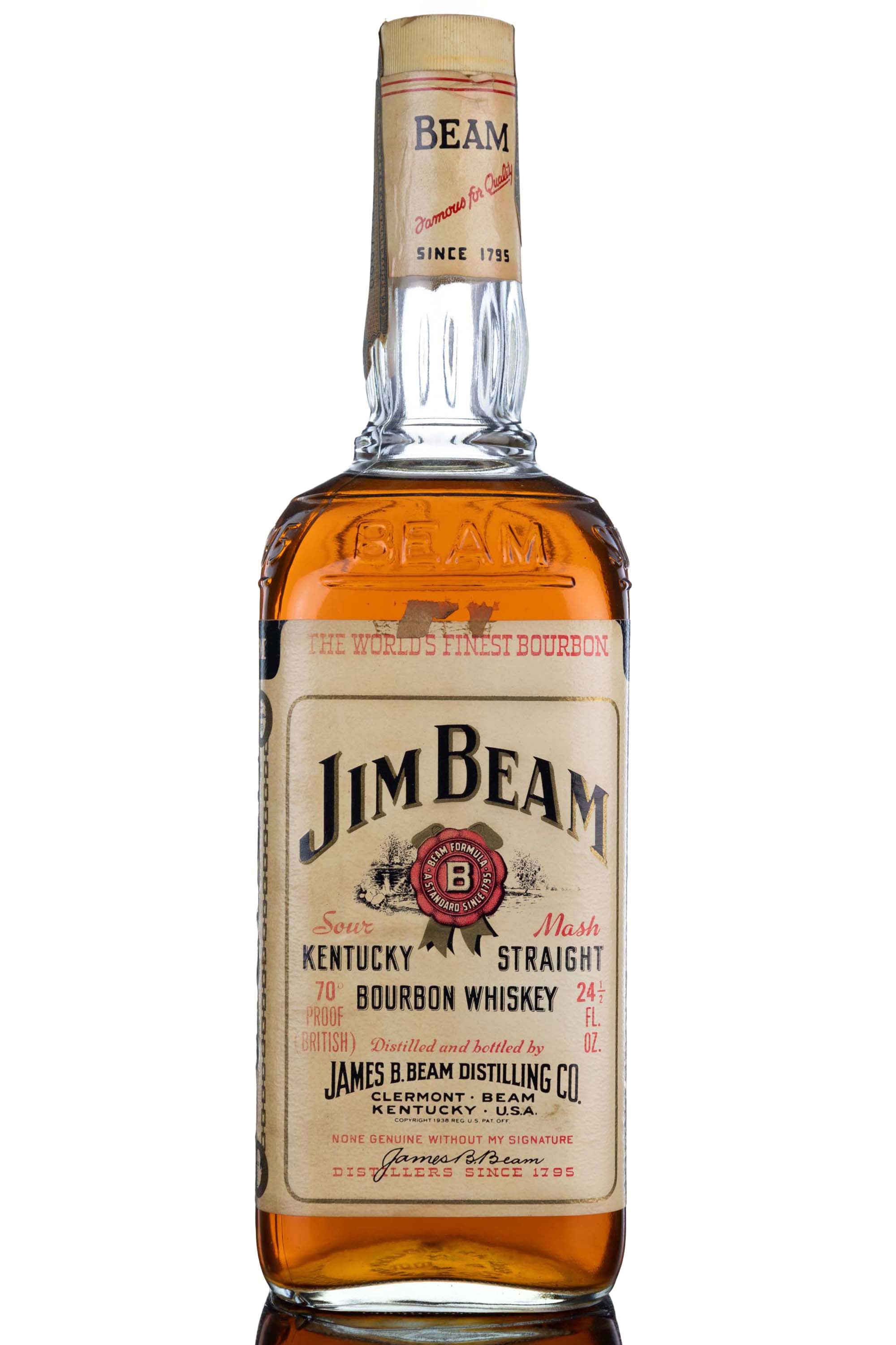 Jim Beam Bourbon - 1970s