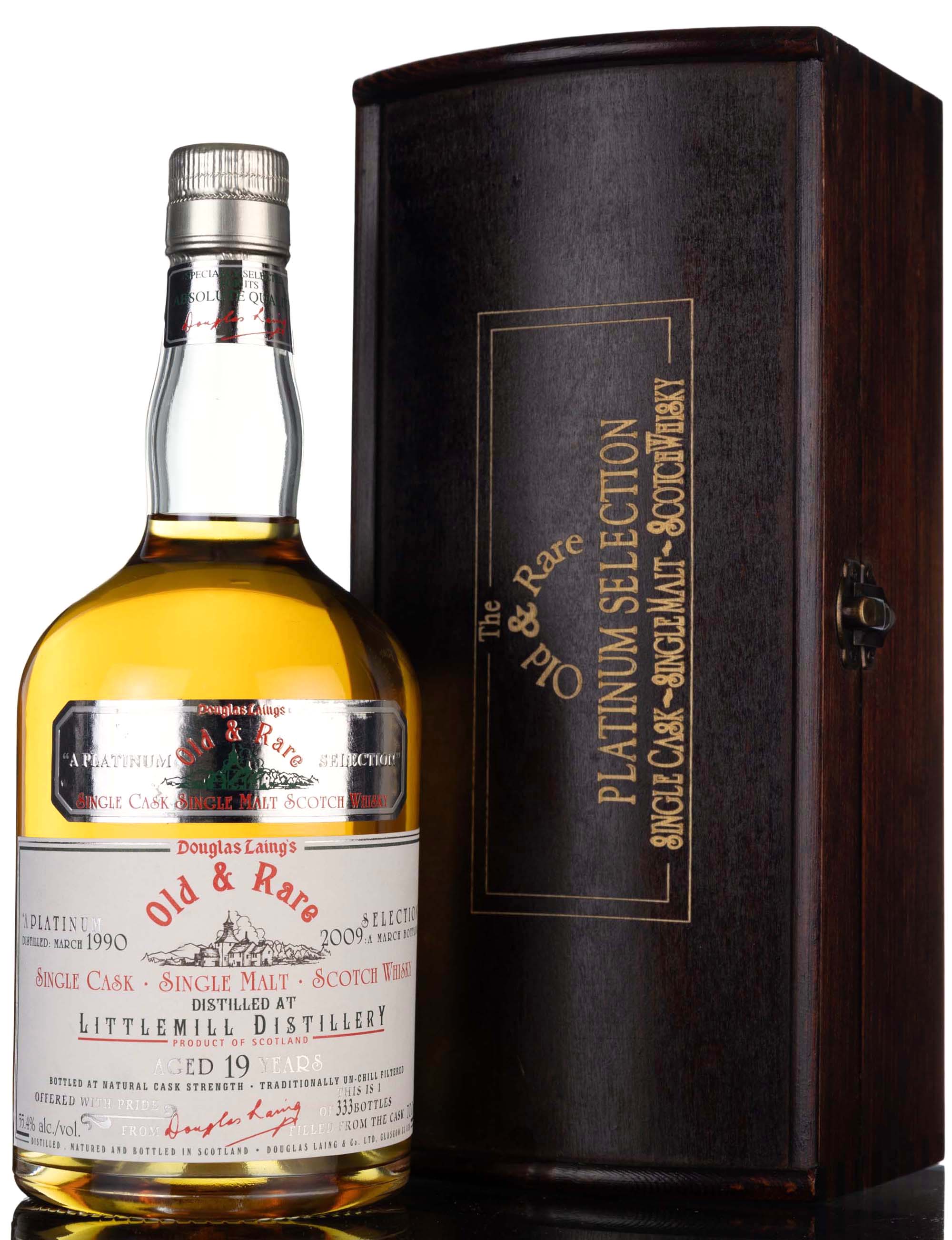 Littlemill 1990-2009 - 19 Year Old - Douglas Laing - Old & Rare Platinum Selection - Singl