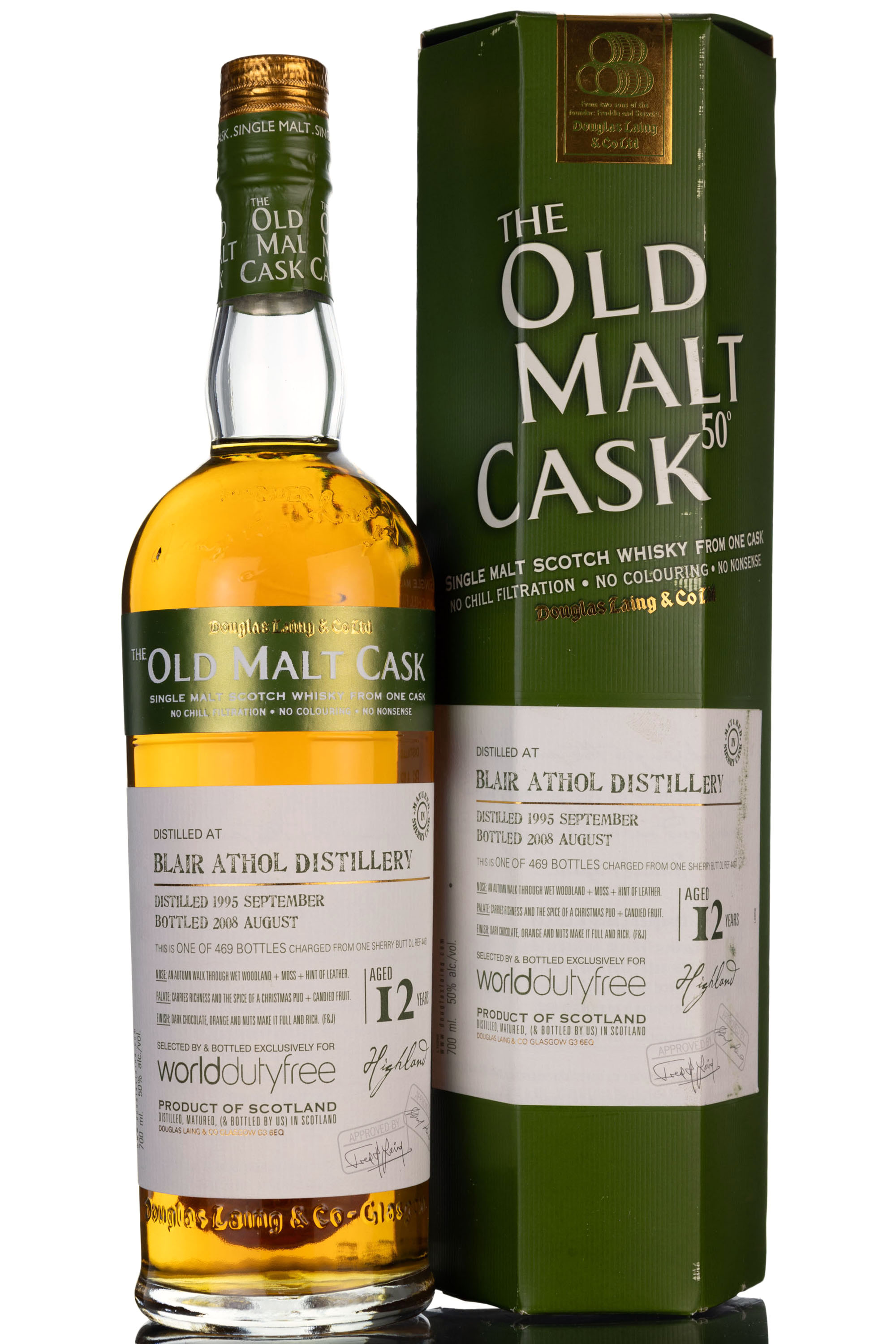 Blair Athol 1995-2008 - 12 Year Old - Douglas Laing - Old Malt Cask - Single Cask 4461