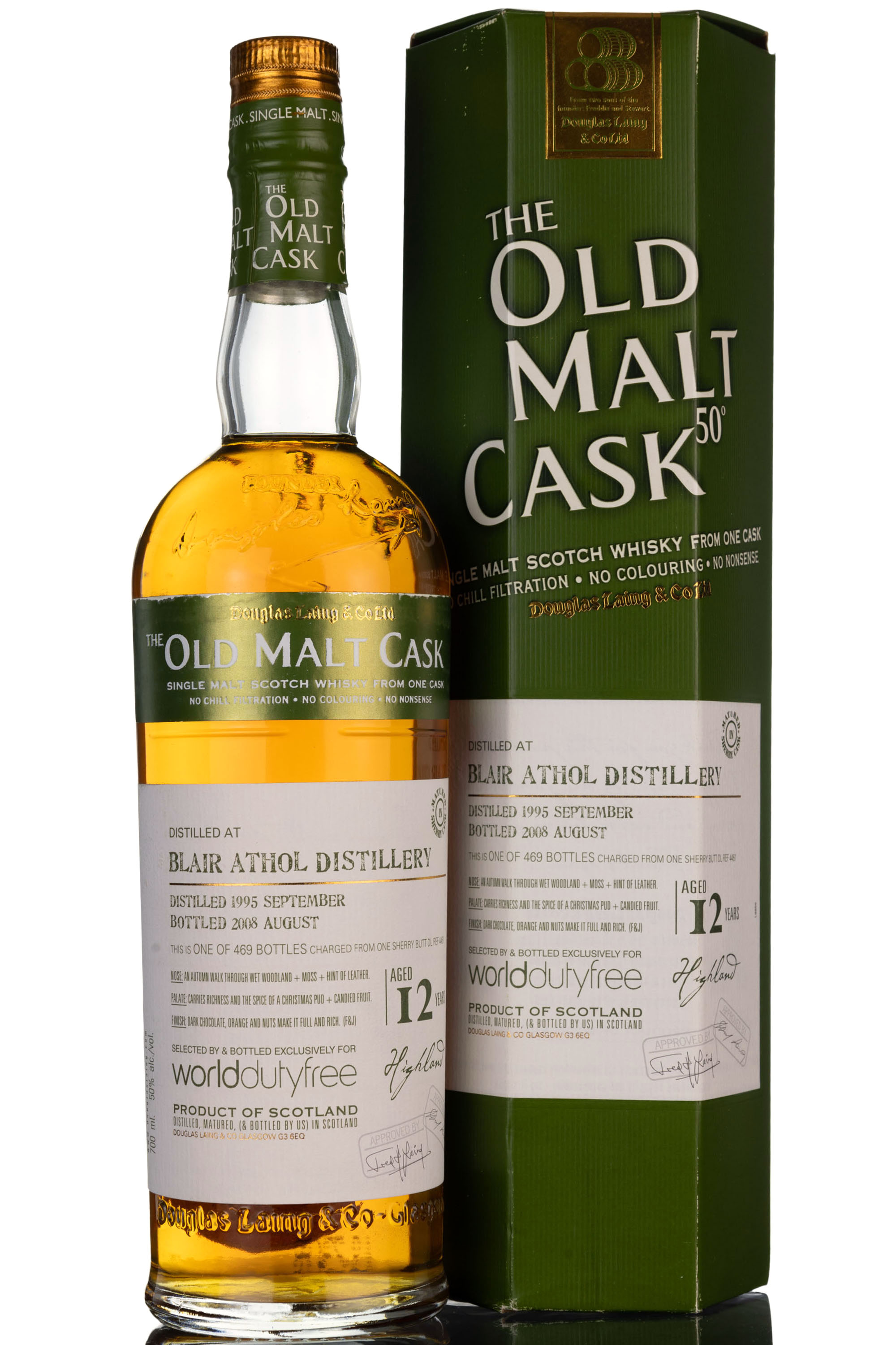 Blair Athol 1995-2008 - 12 Year Old - Douglas Laing - Old Malt Cask - Single Cask 4461