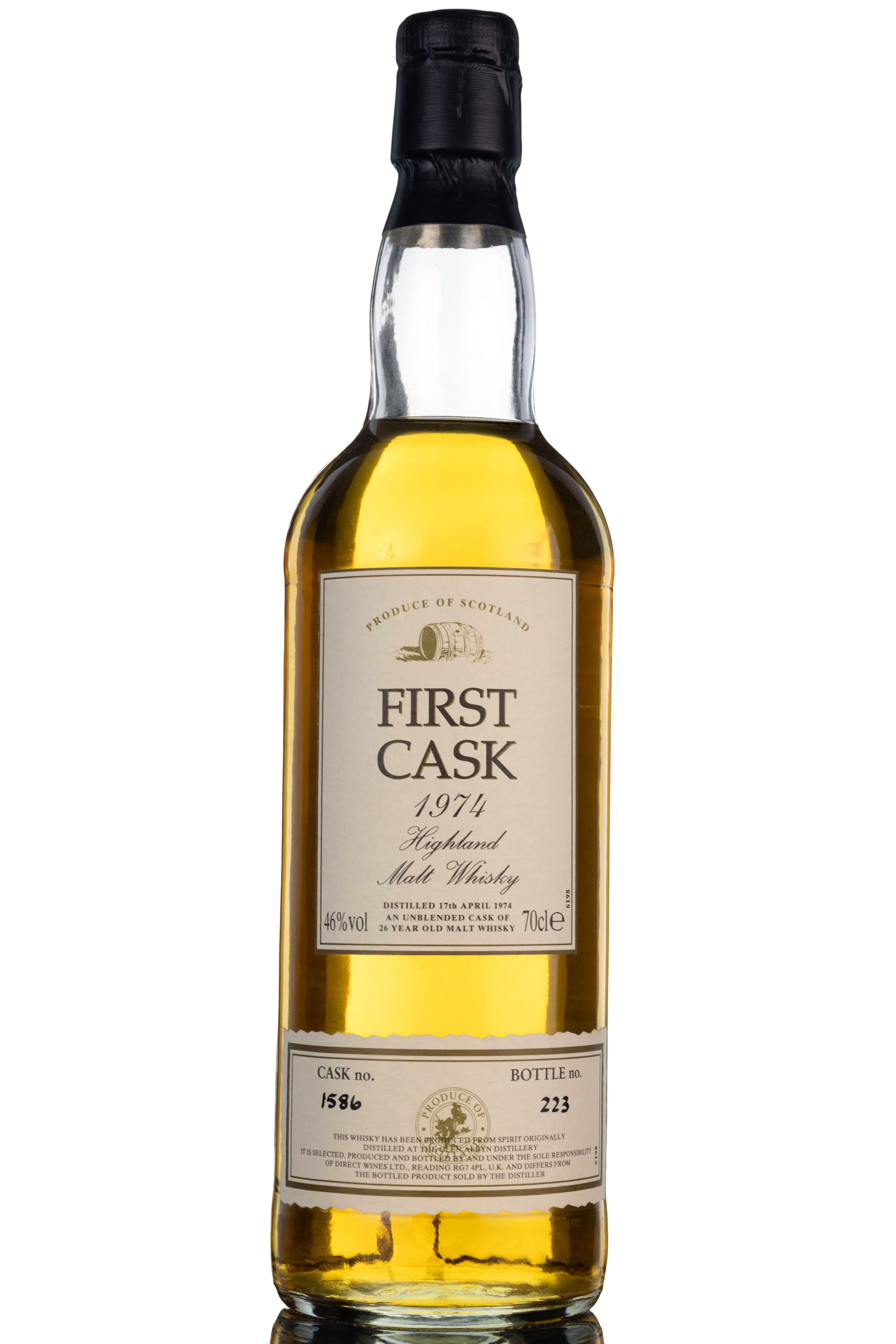 Glen Albyn 1974 - 26 Year Old - First Cask - Single Cask 1586