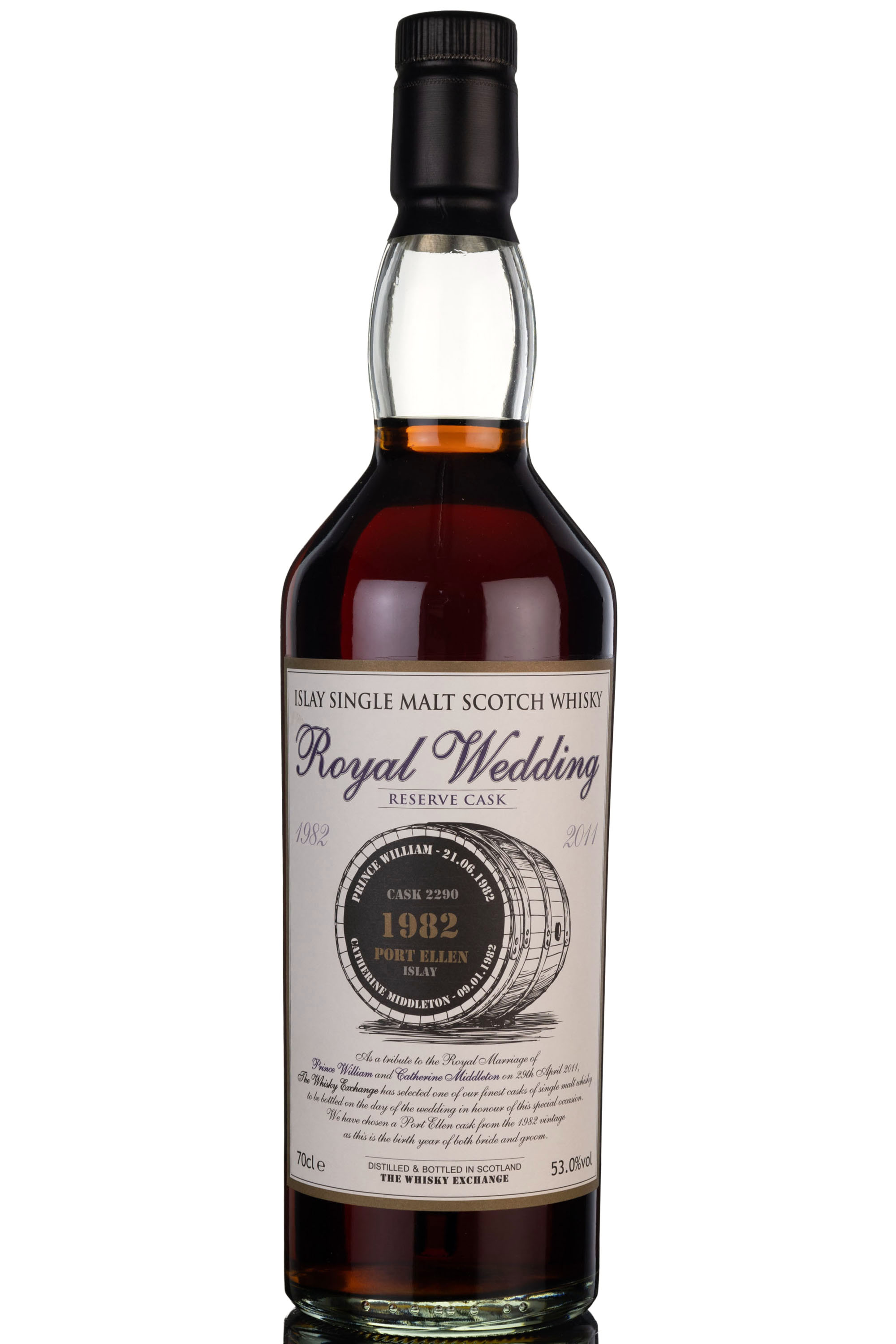 Port Ellen 1982 - William & Kate Royal Wedding - 2011 Release - Single Cask 2290