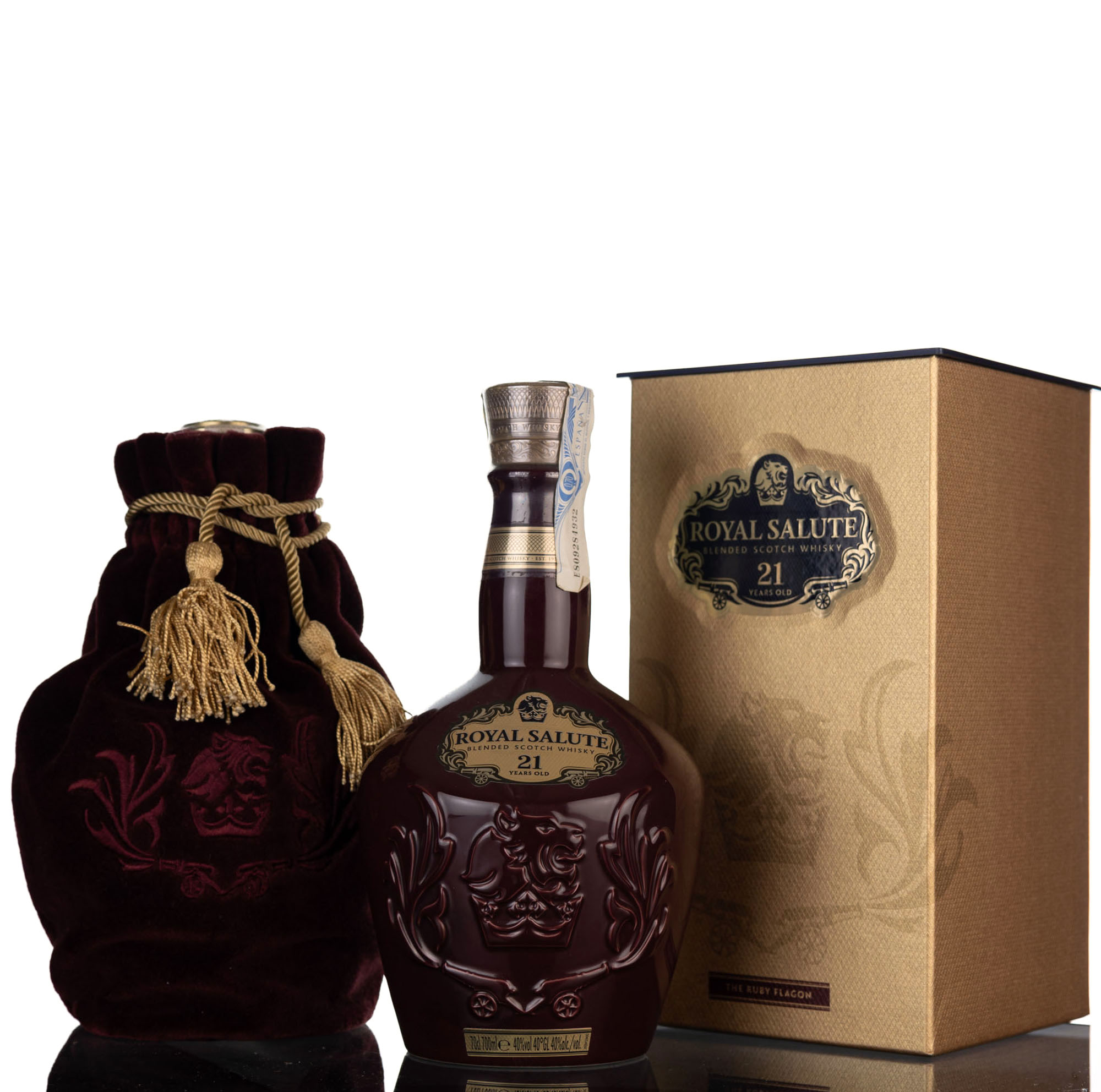 Royal Salute 21 Year Old - Burgundy Ceramic