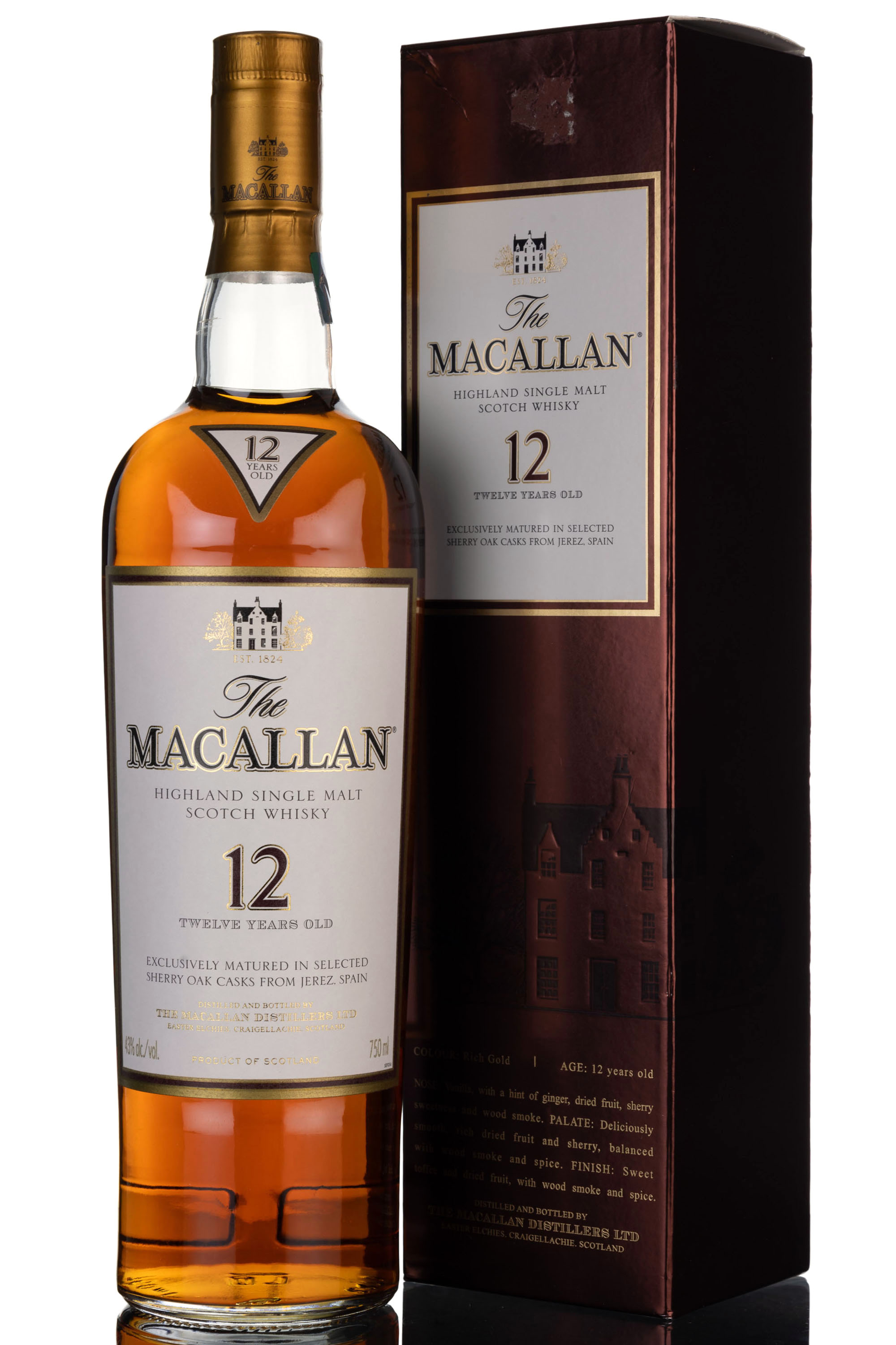 Macallan 12 Year Old - Sherry Cask - Mid 2000s