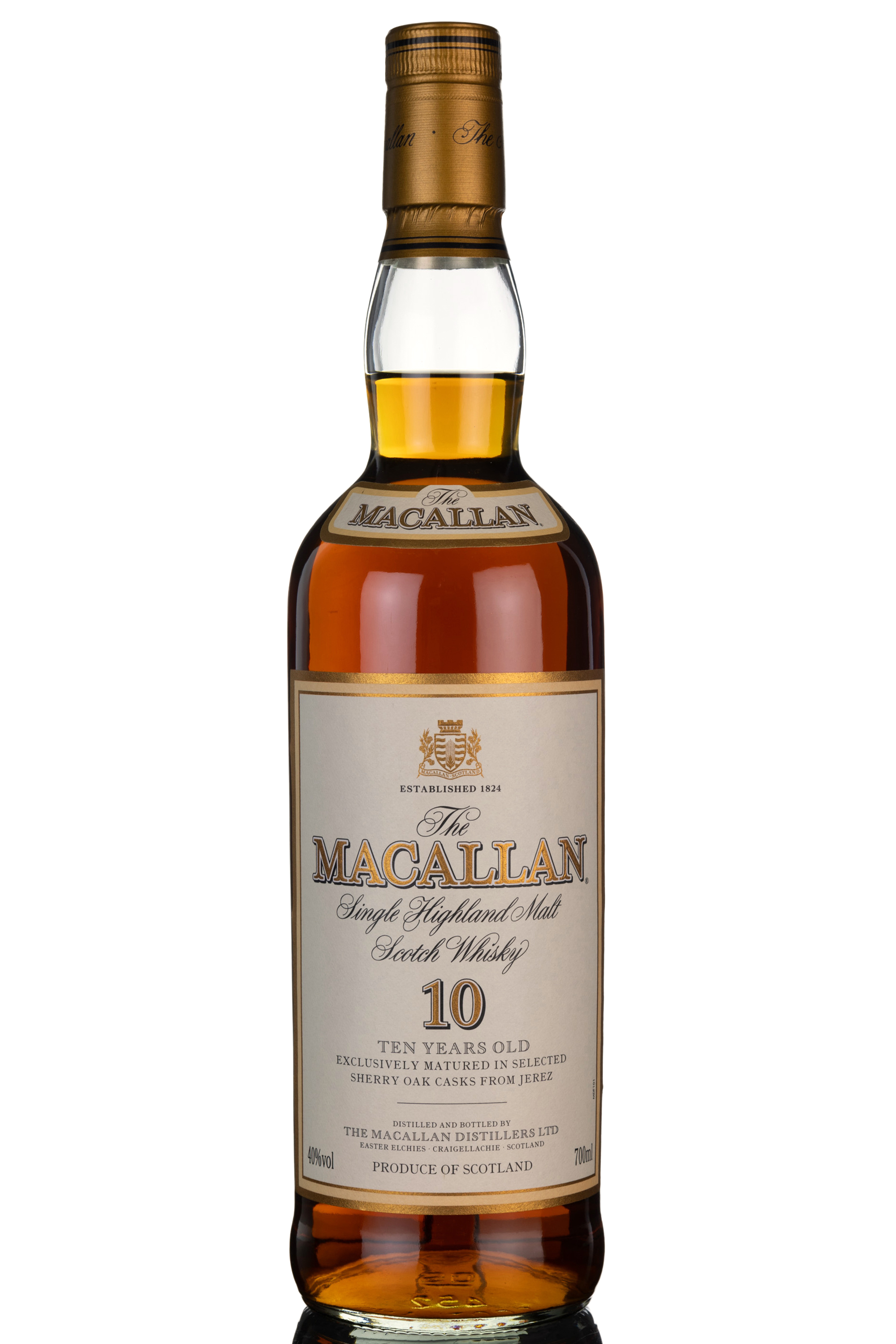 Macallan 10 Year Old - Sherry Cask - Early 2000s