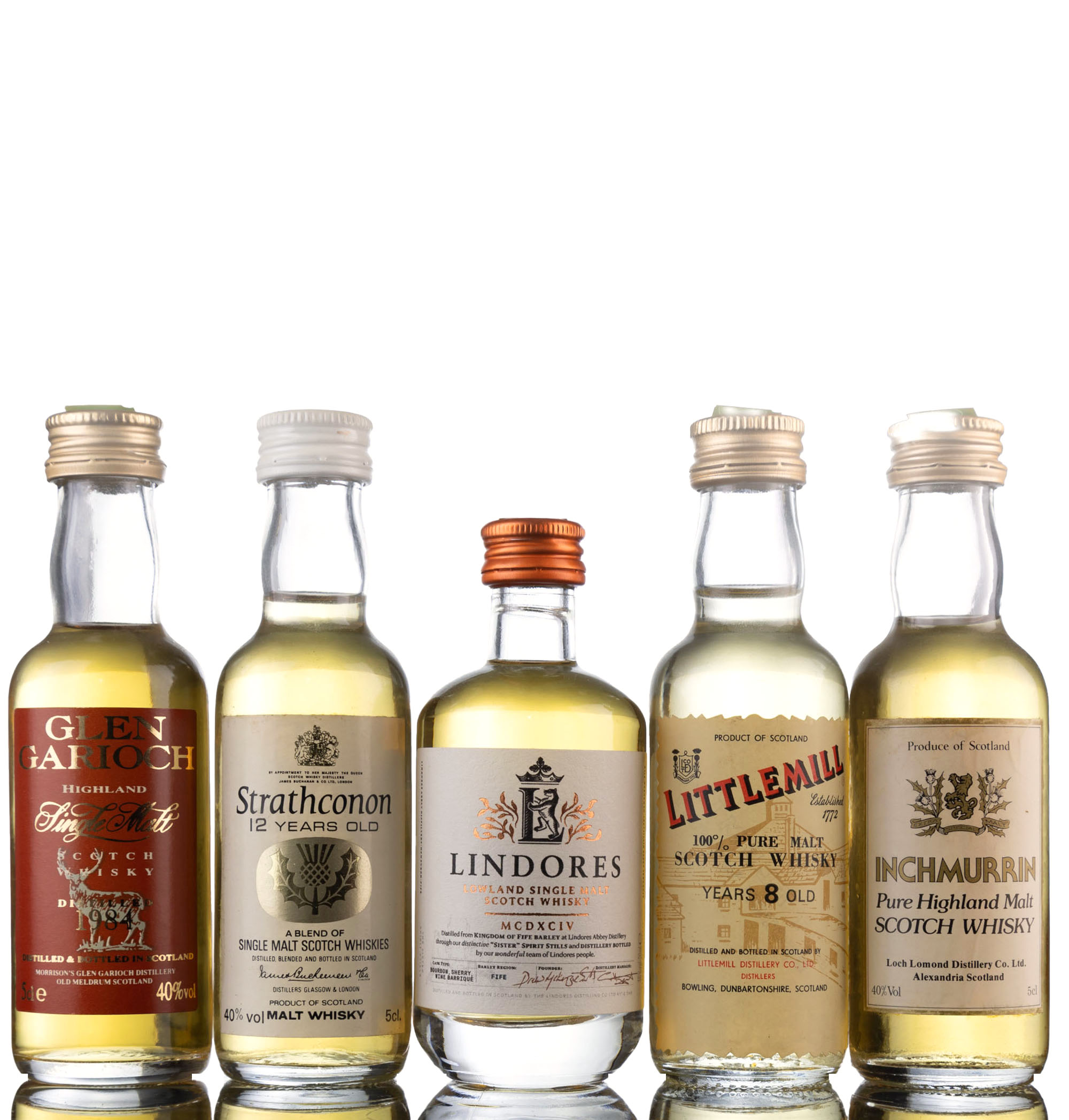 5 x Single Malt Miniatures