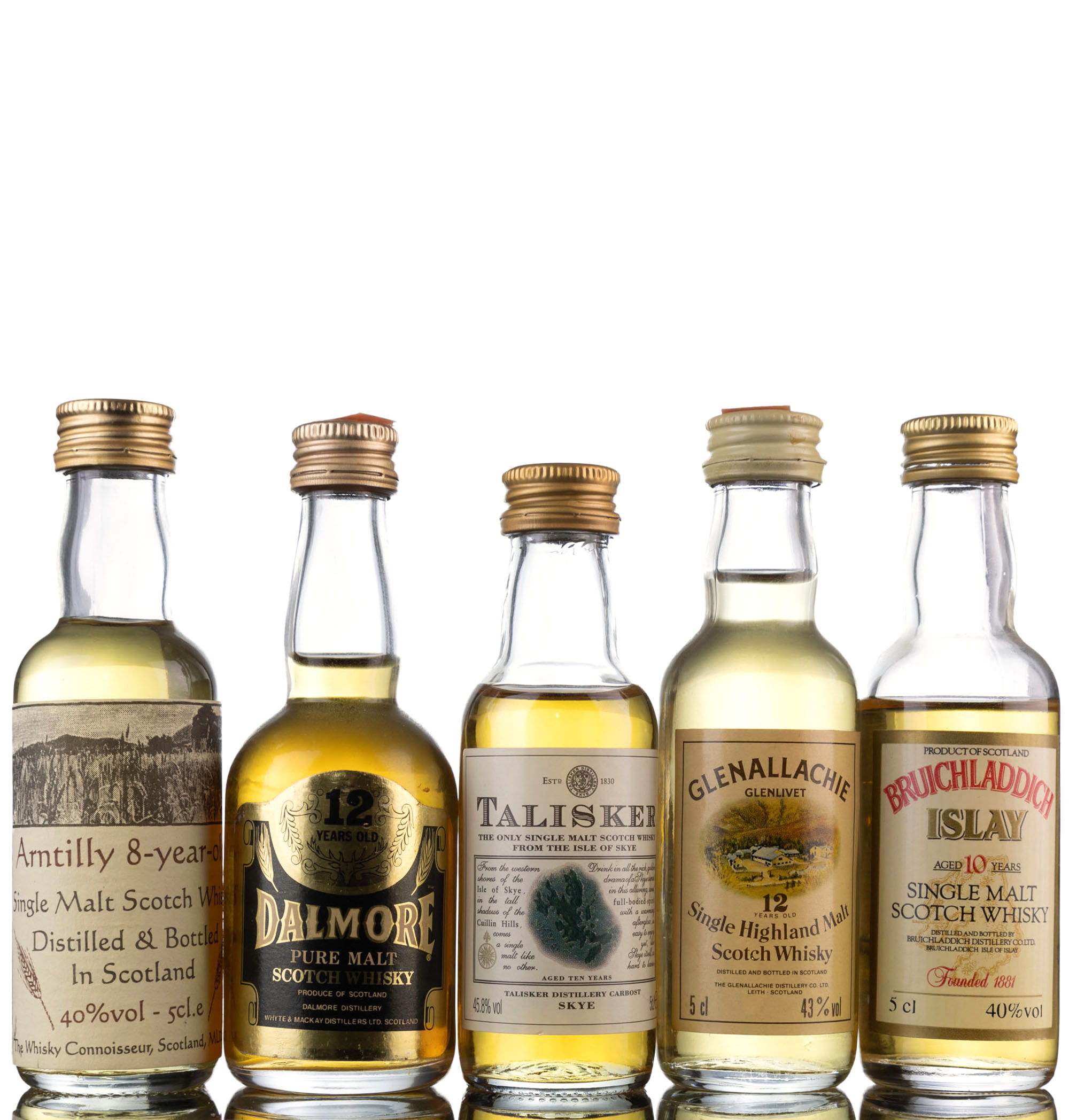 5 x Single Malt Miniatures