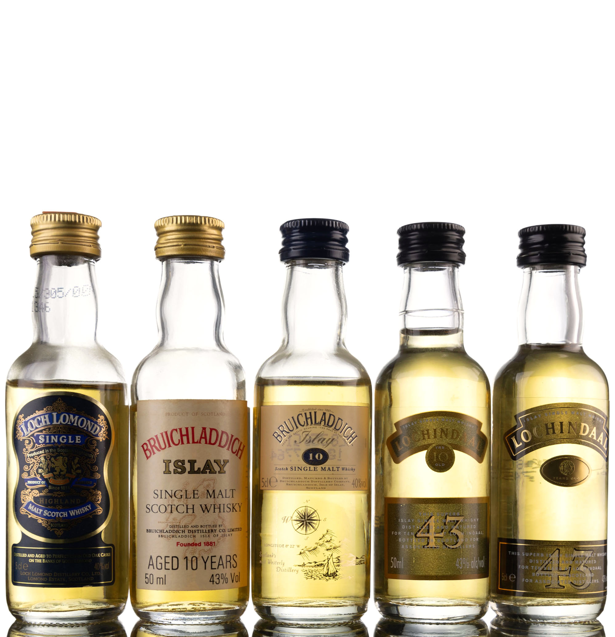 5 x Single Malt Miniatures