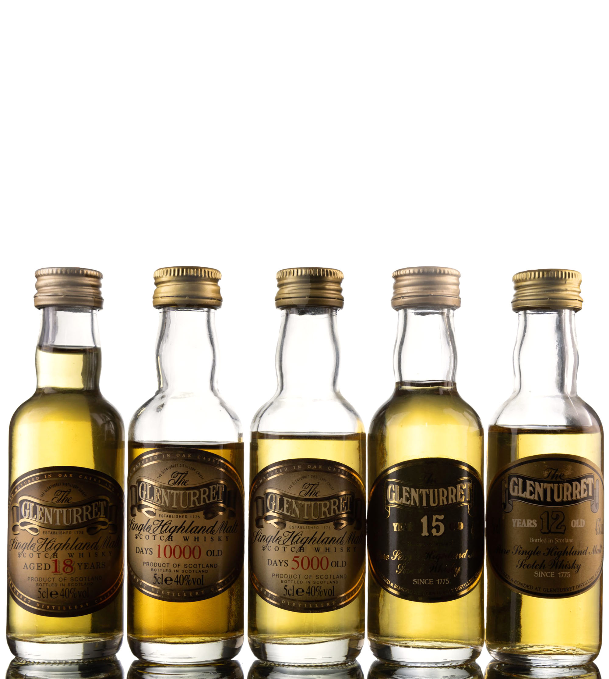 5 x Single Malt Miniatures