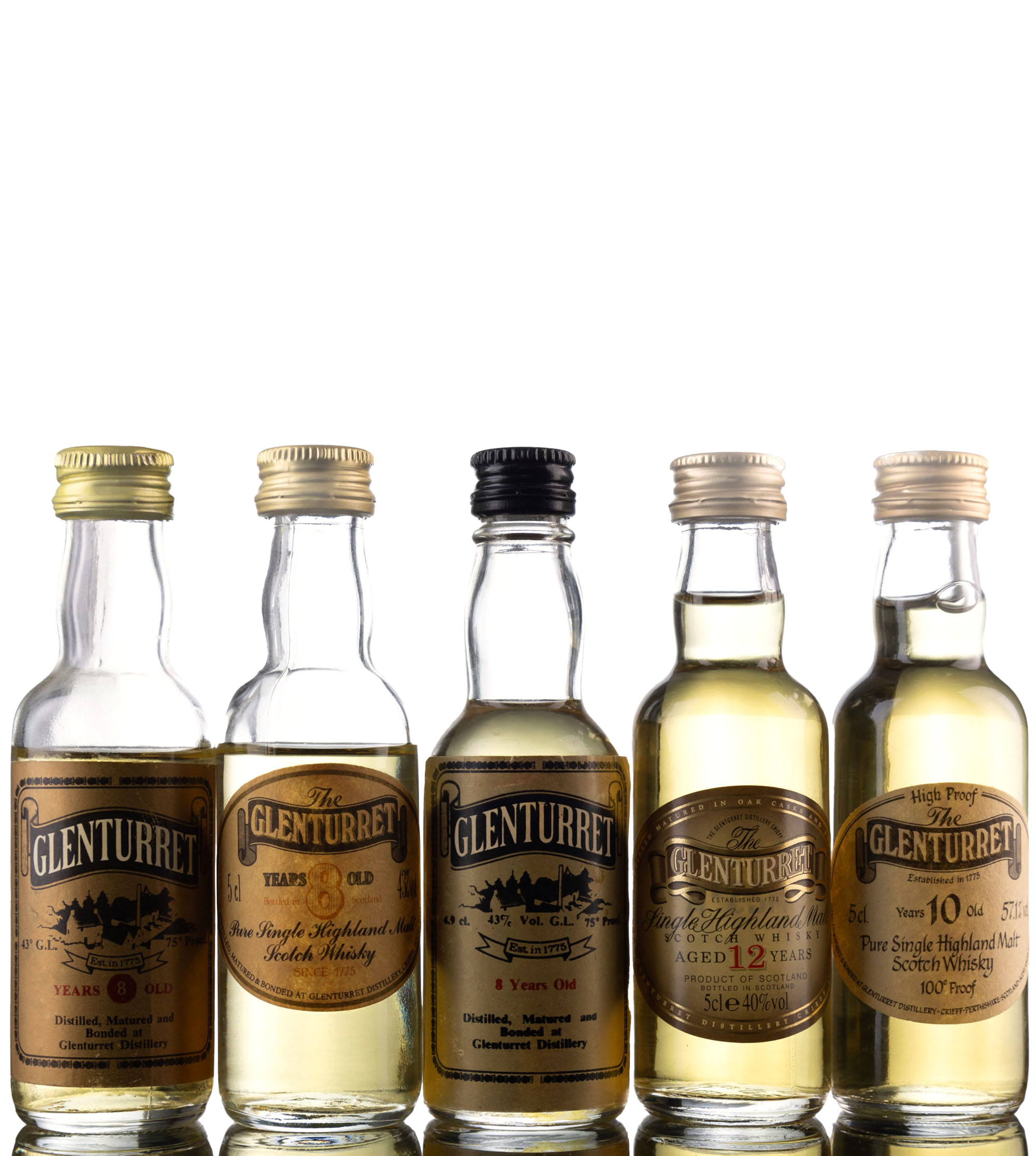 5 x Single Malt Miniatures