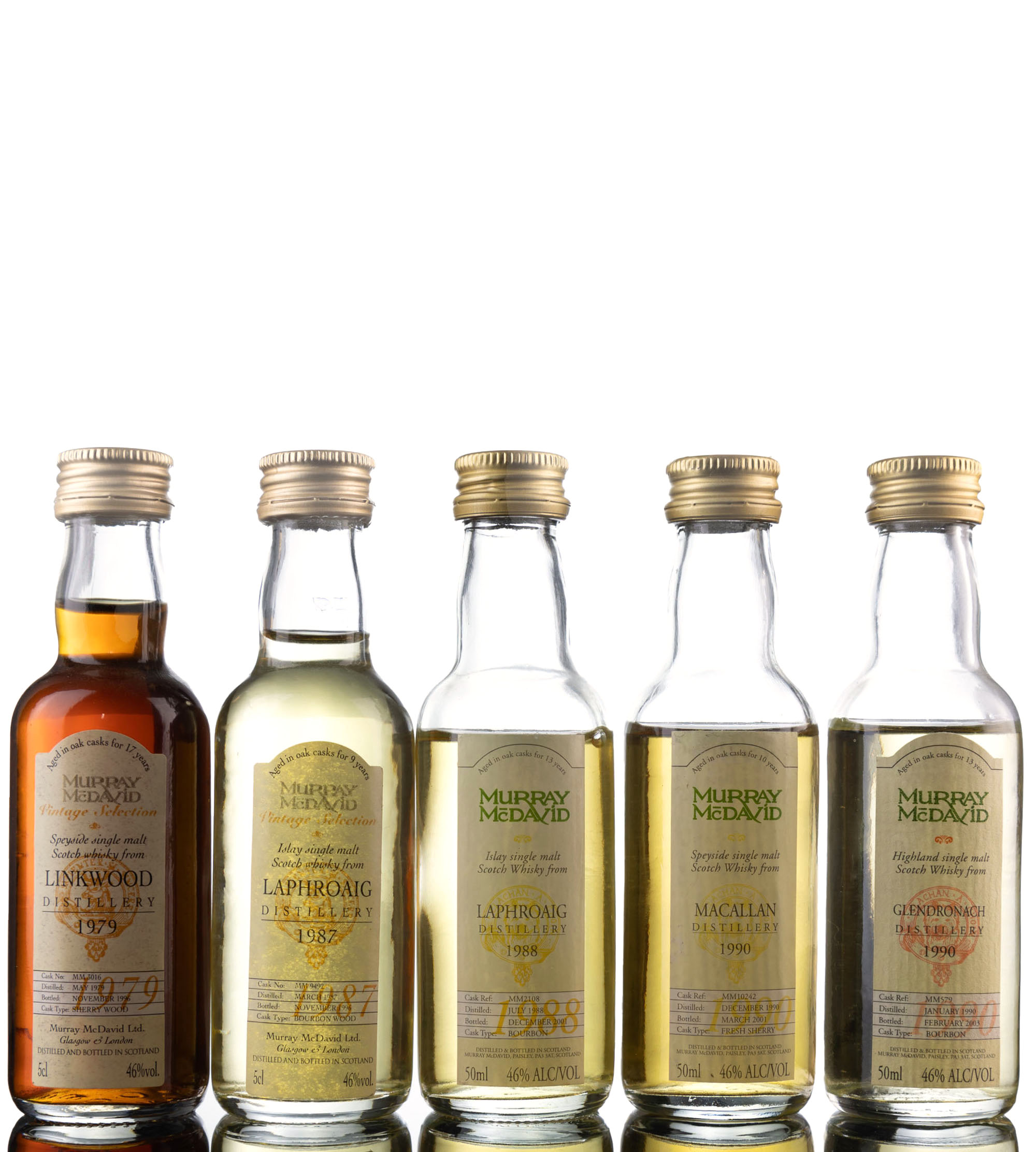 5 x Single Malt Miniatures