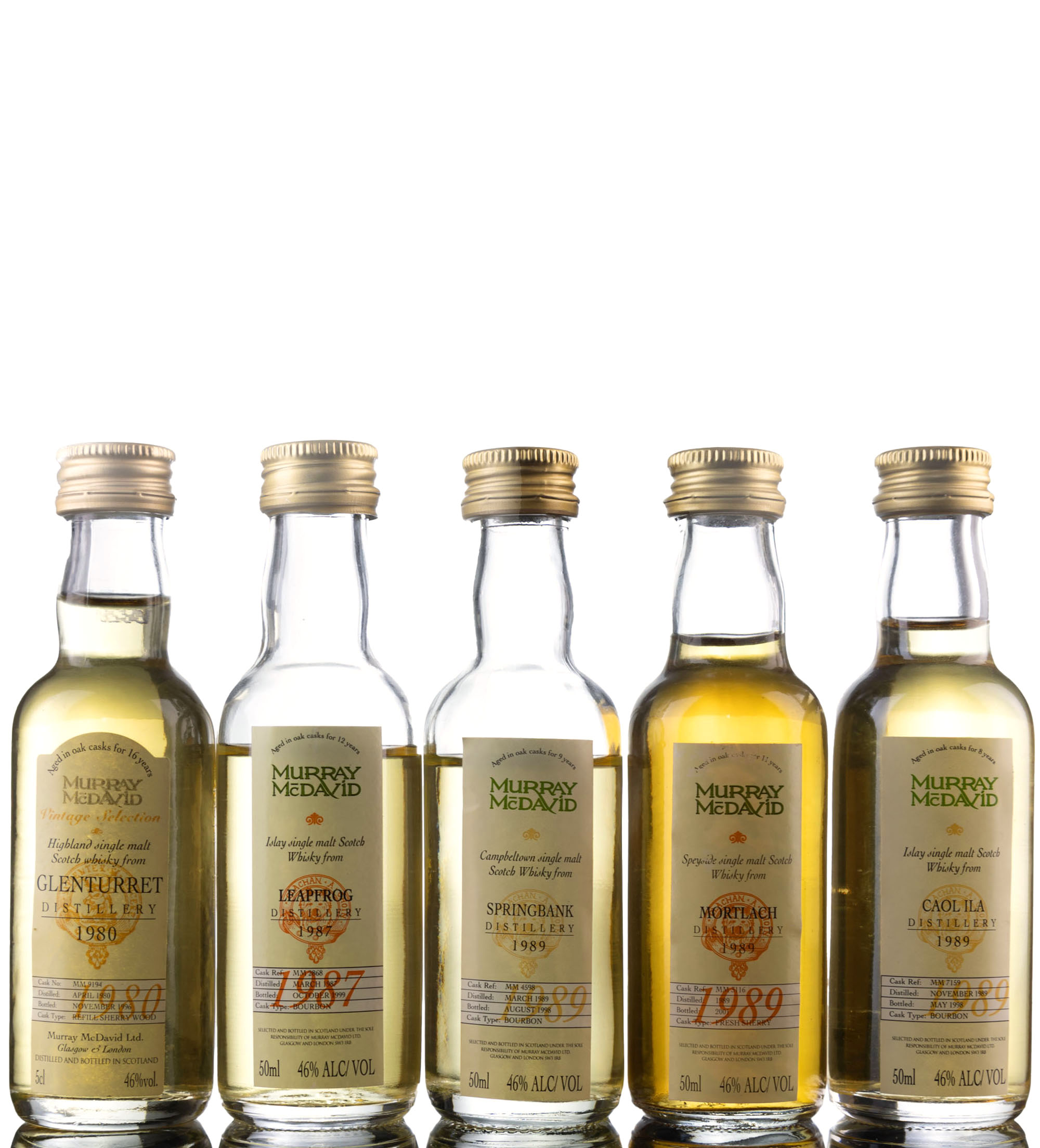 5 x Single Malt Miniatures