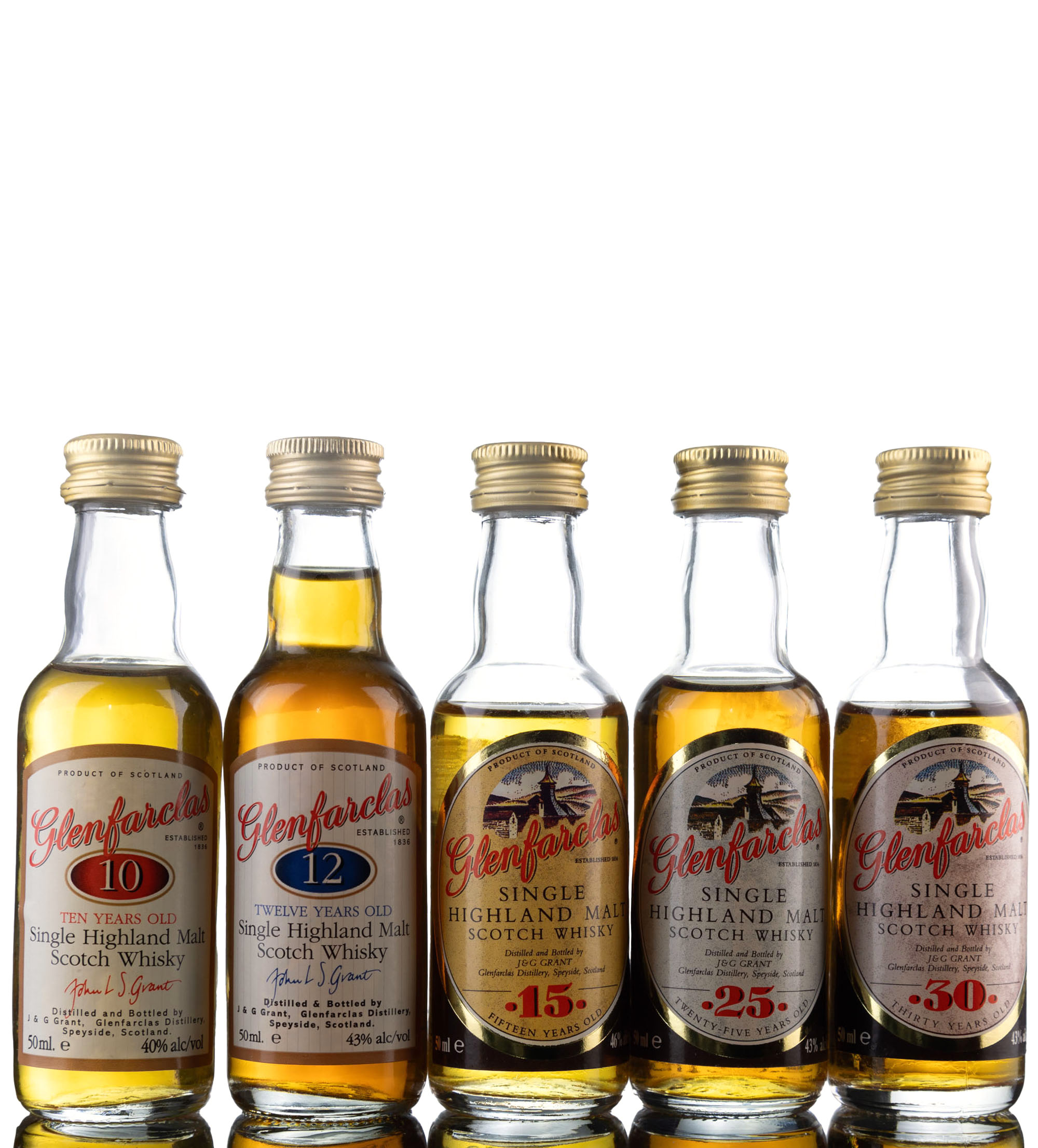 5 x Single Malt Miniatures