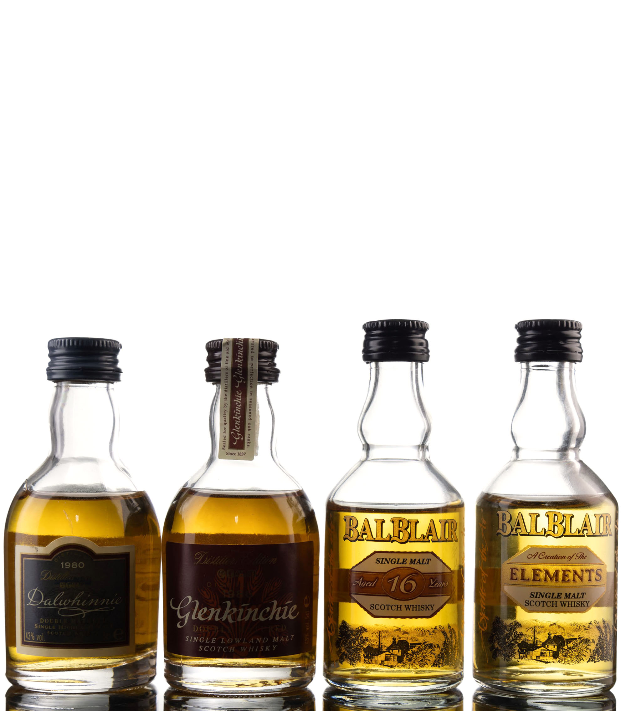 4 x Single Malt Miniatures