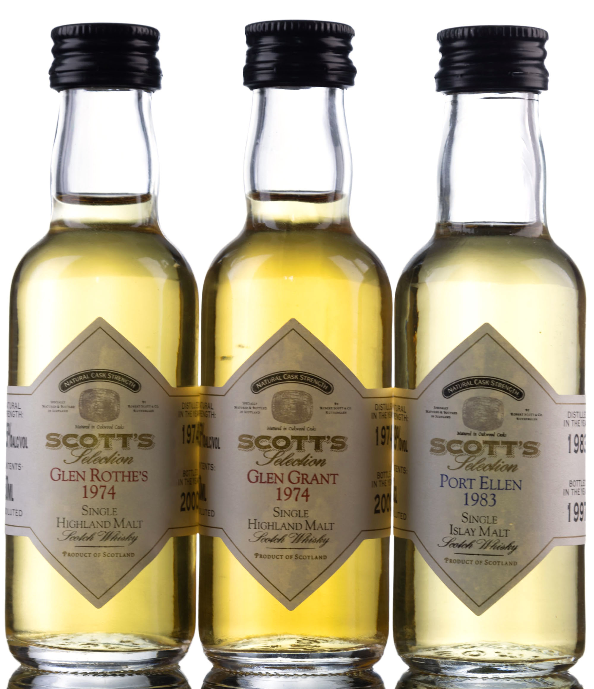 3 x Single Malt Miniatures