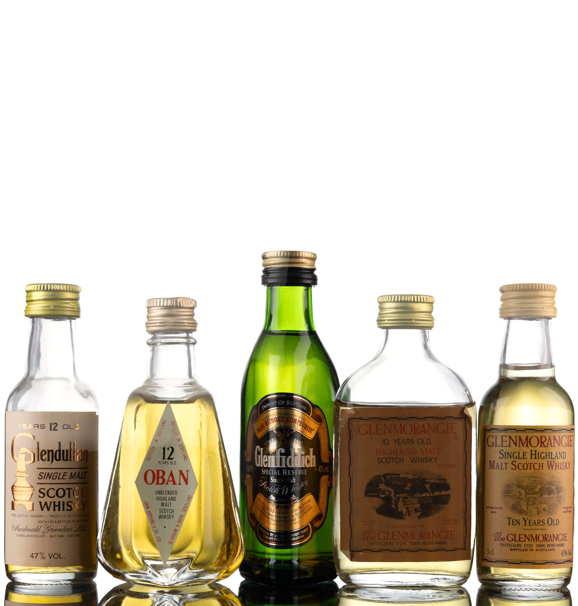 5 x Single Malt Miniatures