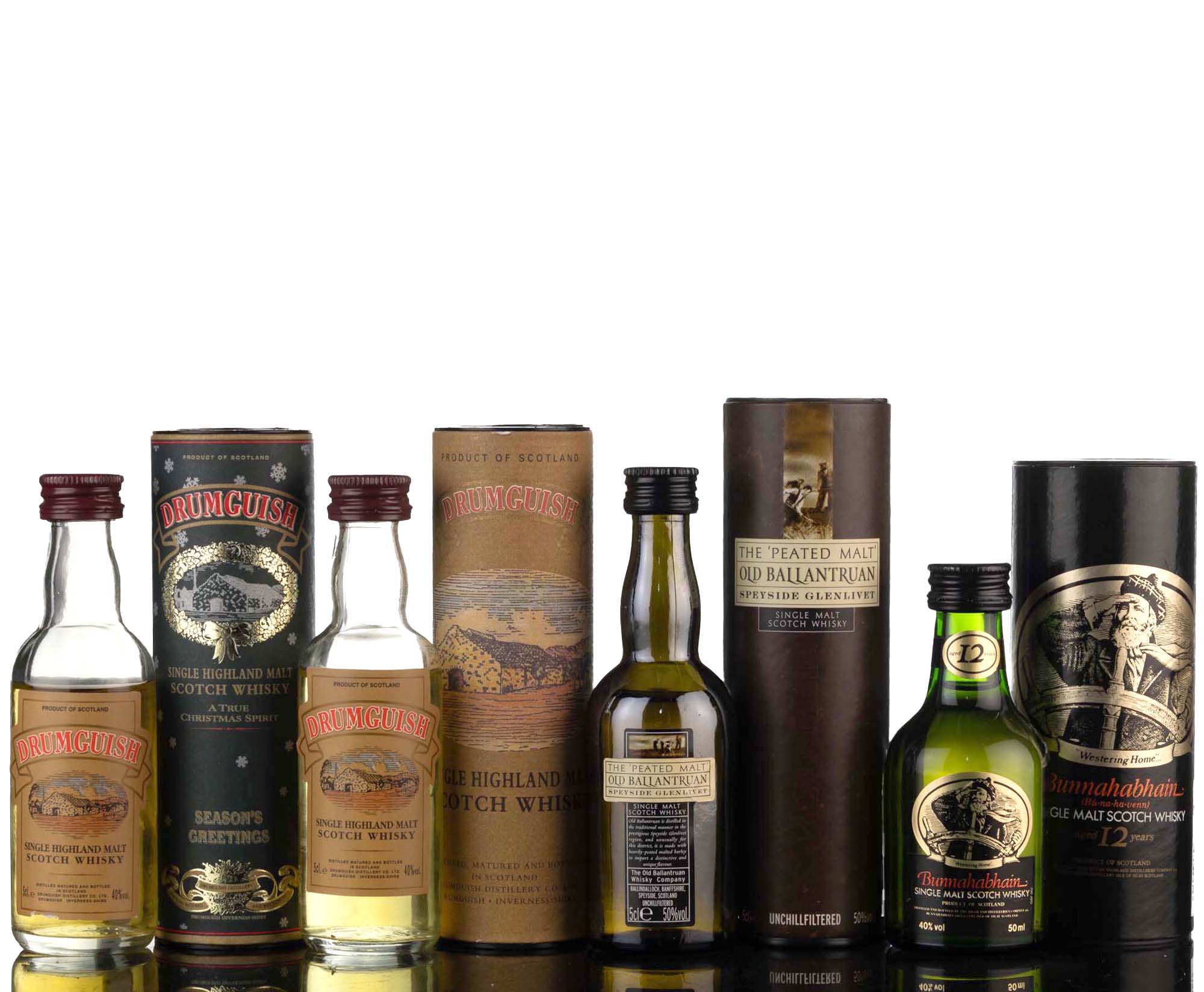 4 x Single Malt Miniatures