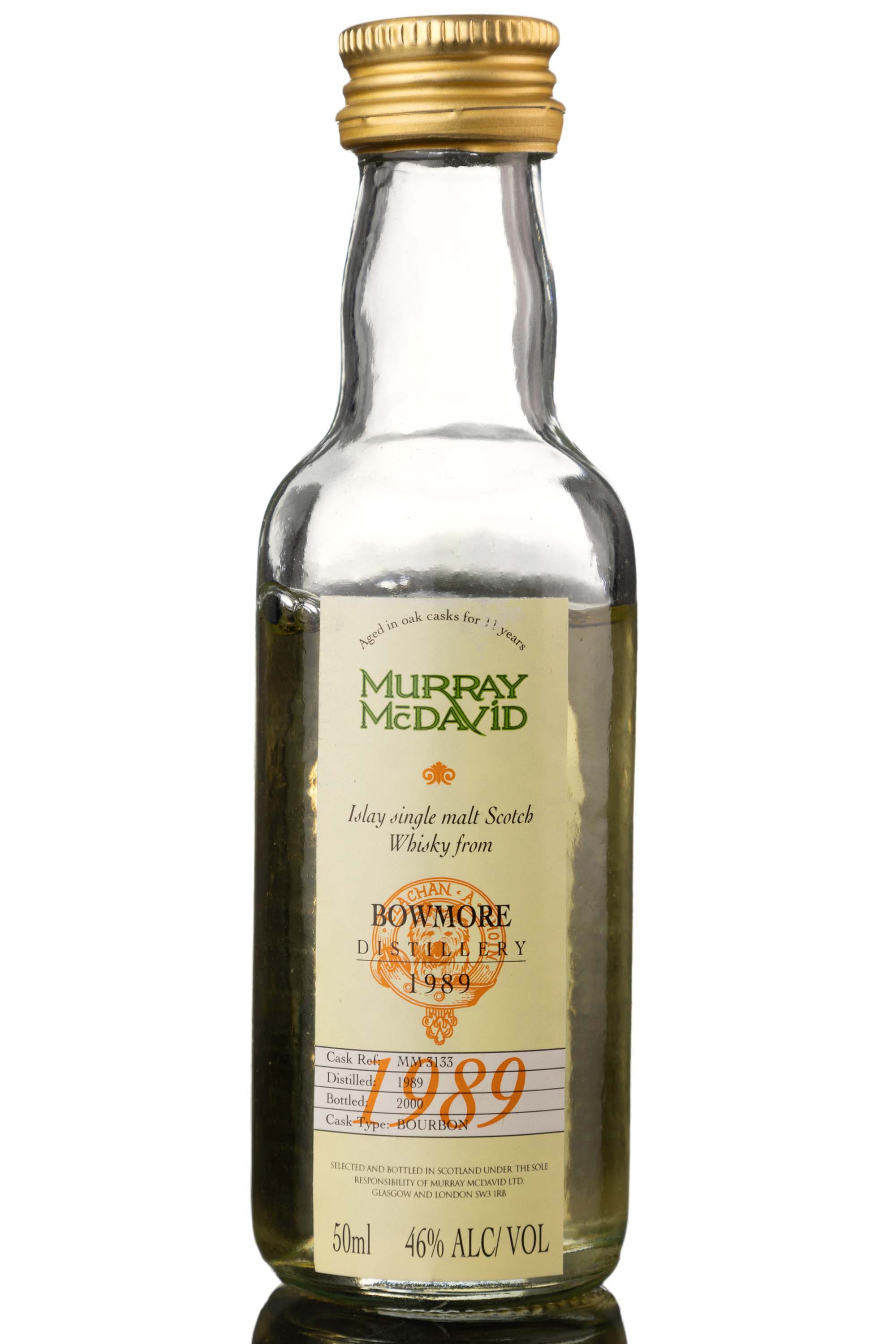 Bowmore 1989-2000 - 11 Year Old - Murray McDavid Miniature