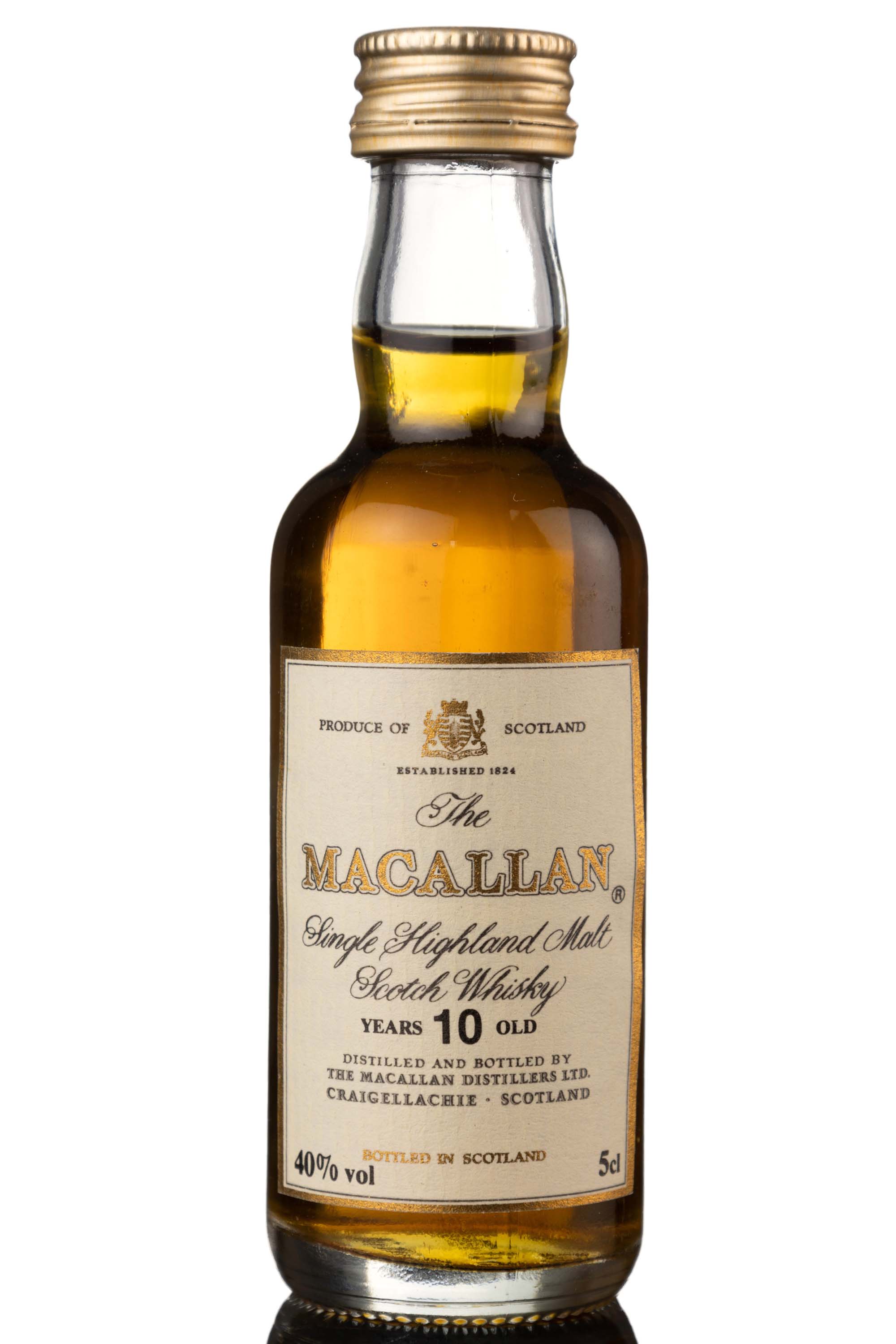 Macallan 10 Year Old - Miniature - Circa 1990s