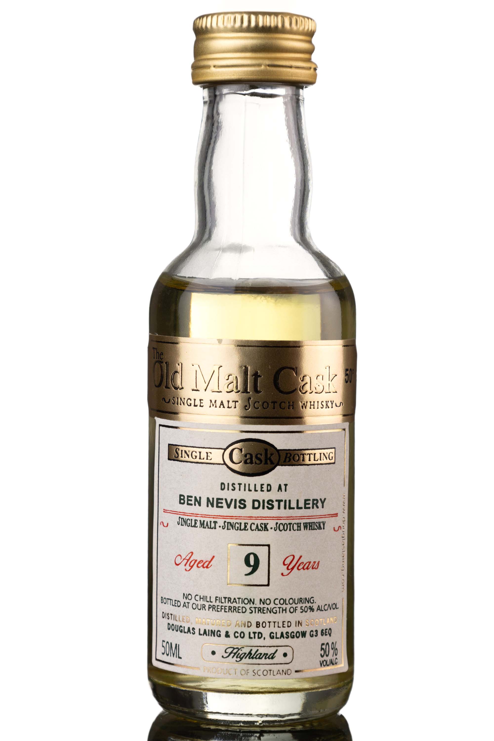 Ben Nevis 9 Year Old - Douglas Laing Old Malt Cask Miniature