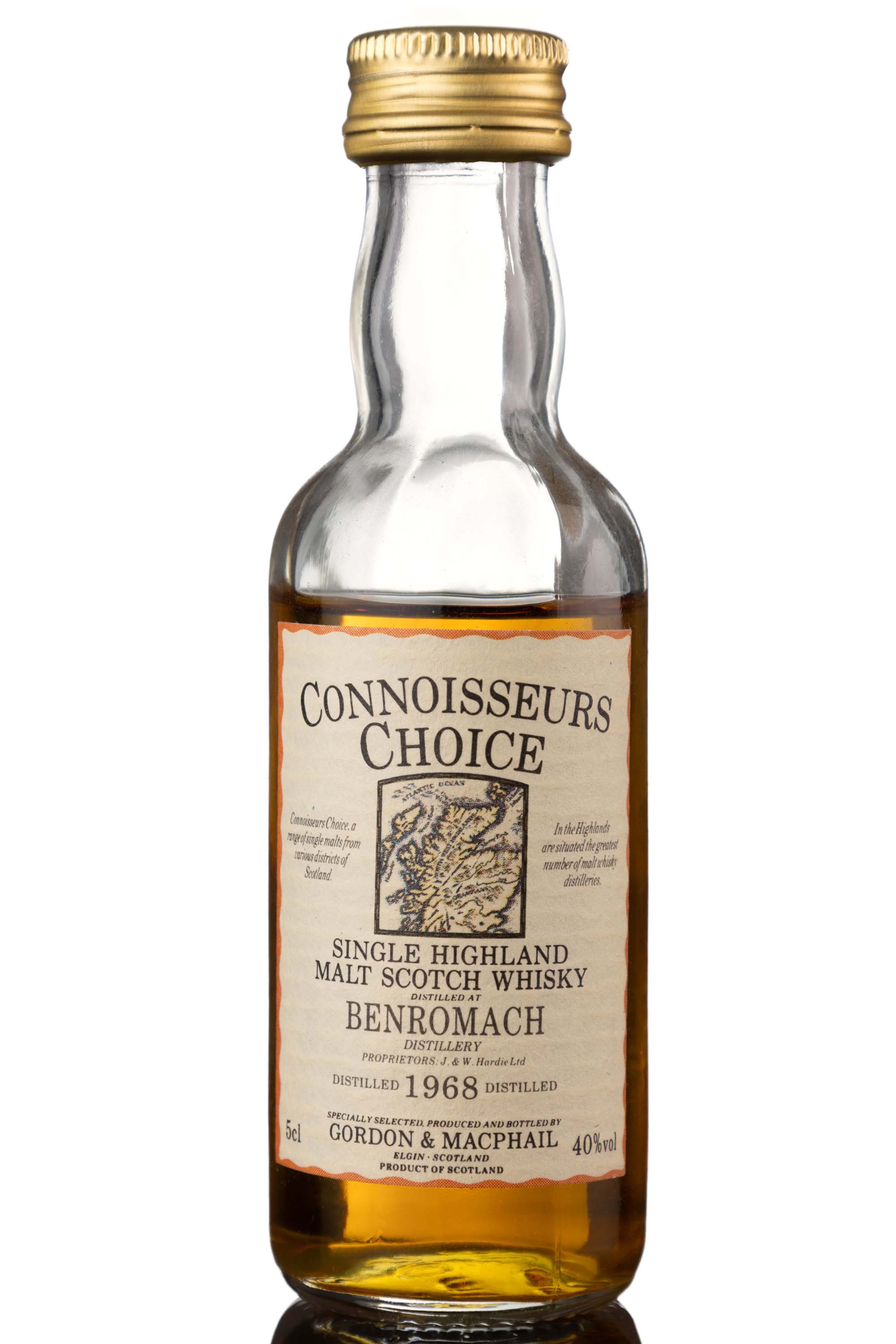 Benromach 1968 - Gordon & MacPhail - Connoisseurs Choice - Miniature