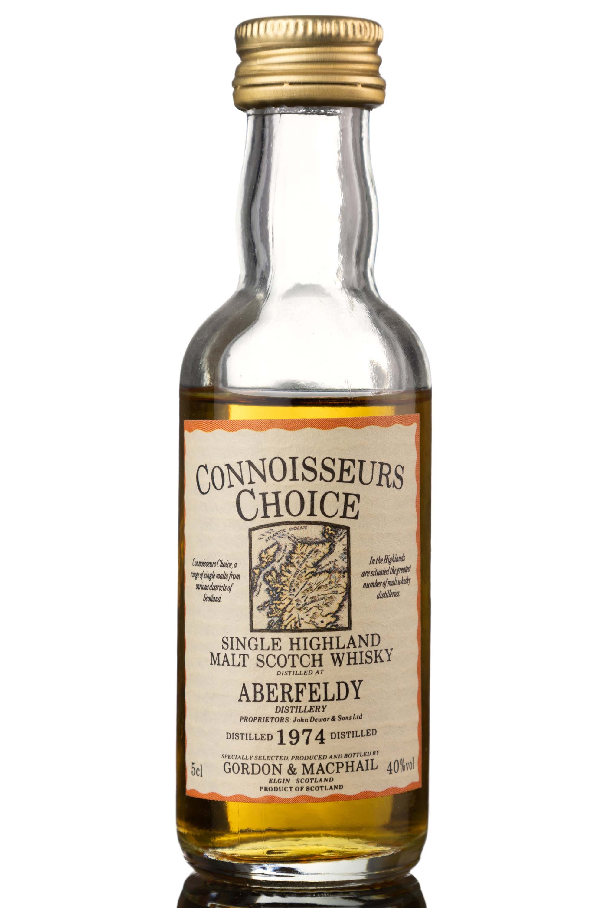 Aberfeldy 1974 - Gordon & MacPhail - Connoisseurs Choice - Miniature