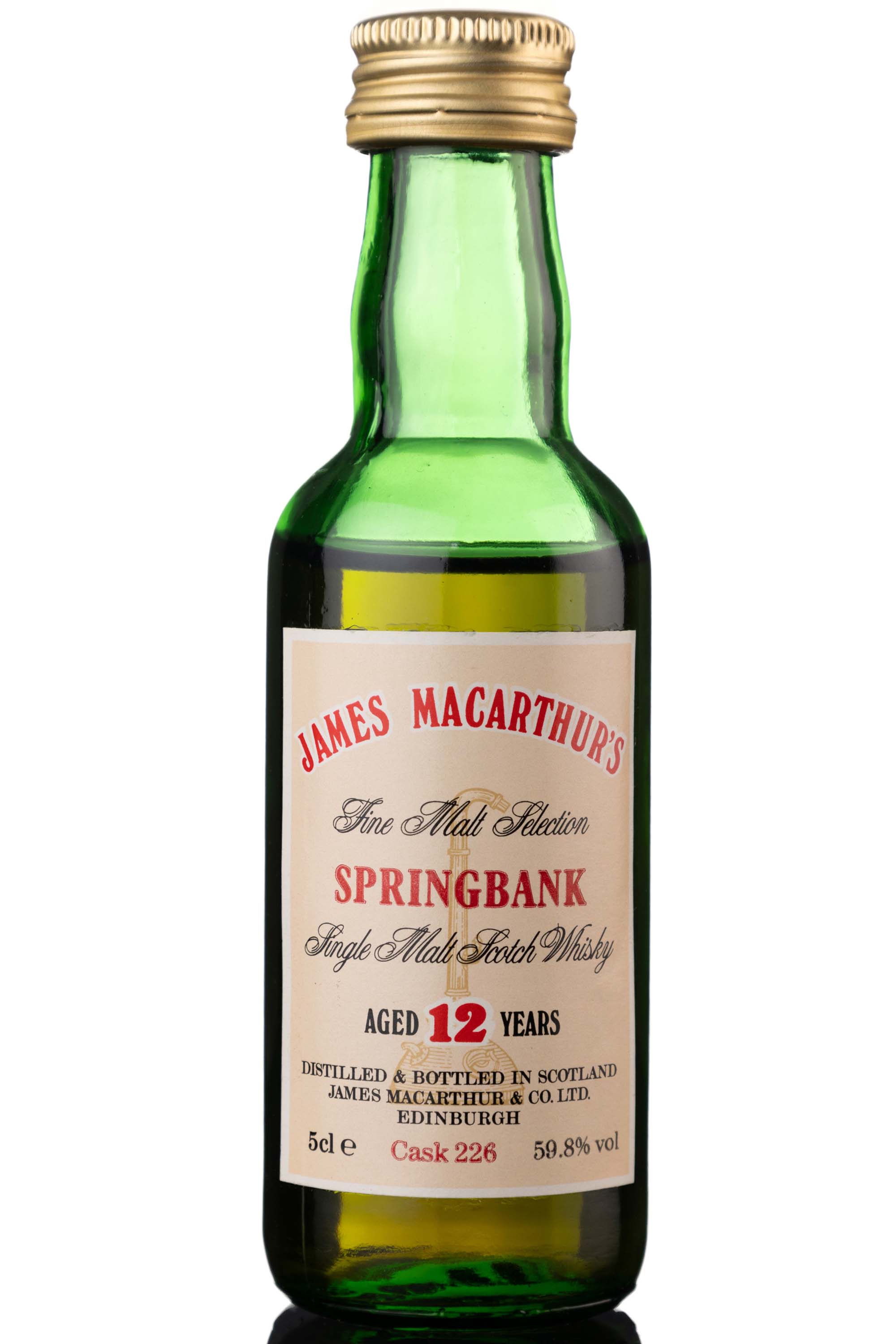 Springbank 12 Year Old - James MacArthur - Fine Malt Selection Miniature