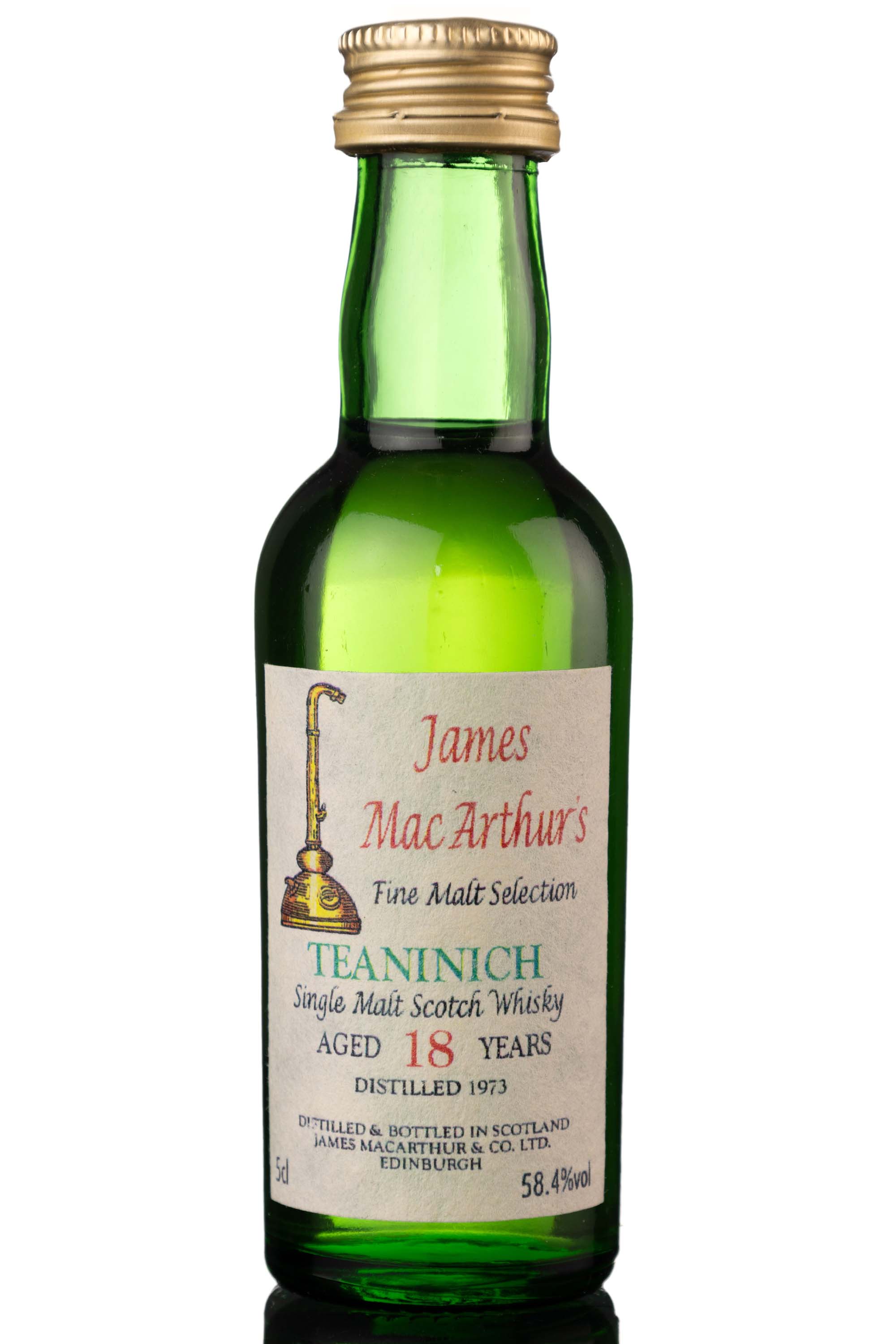 Teaninich 1973 - 18 Year Old - James MacArthur - Fine Malt Selection Miniature