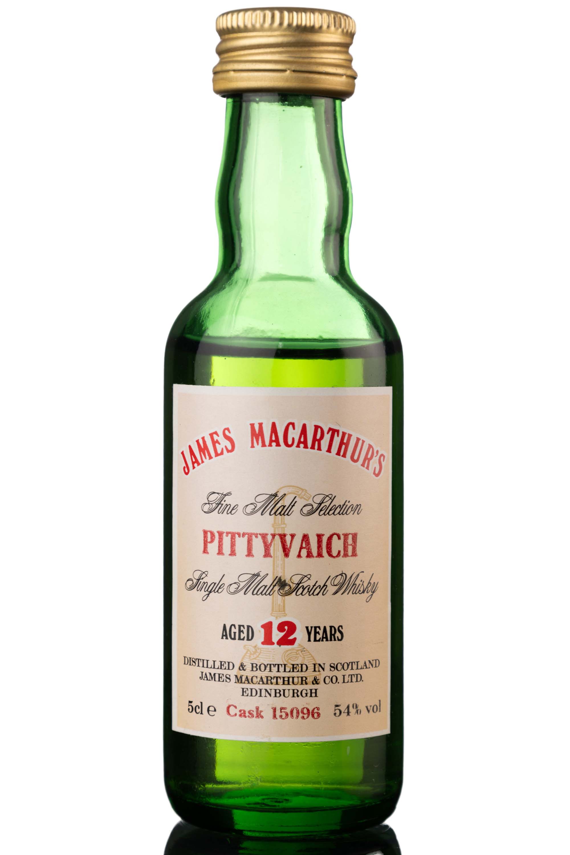 Pittyvaich 12 Year Old - James MacArthur - Fine Malt Selection Miniature