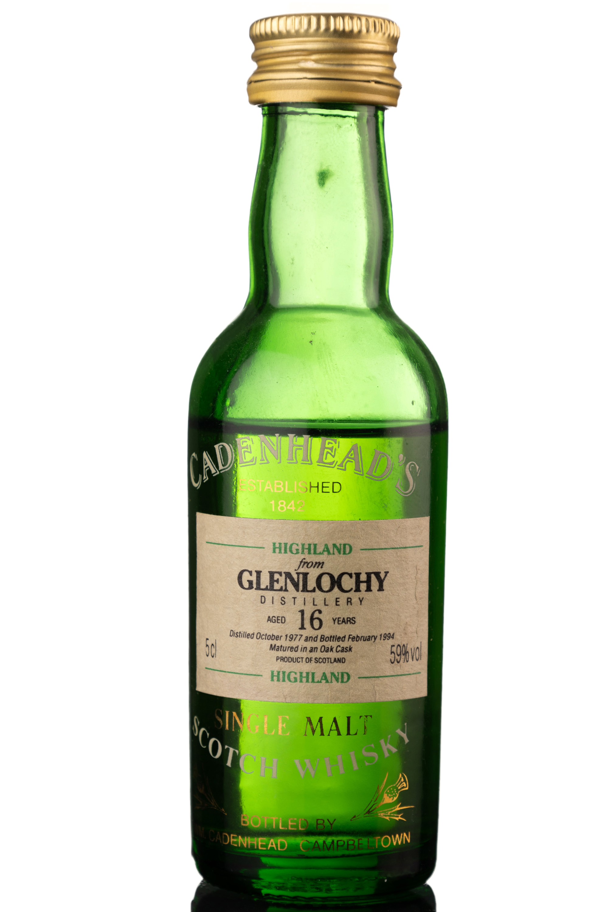 Glenlochy 1977-1994 - 16 Year Old - Cadenheads - Miniature