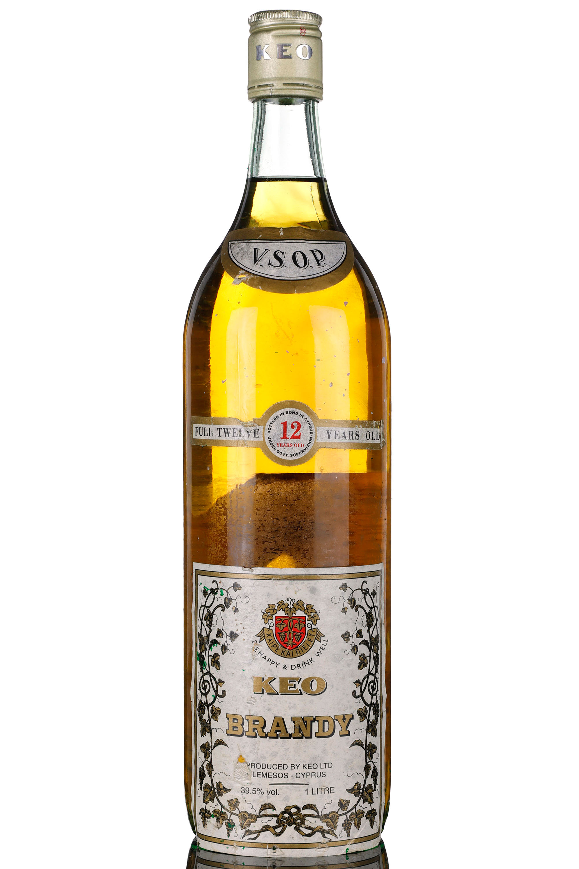 Keo 12 Year Old 3 Star VSOP Cyprus Brandy - 1 Litre