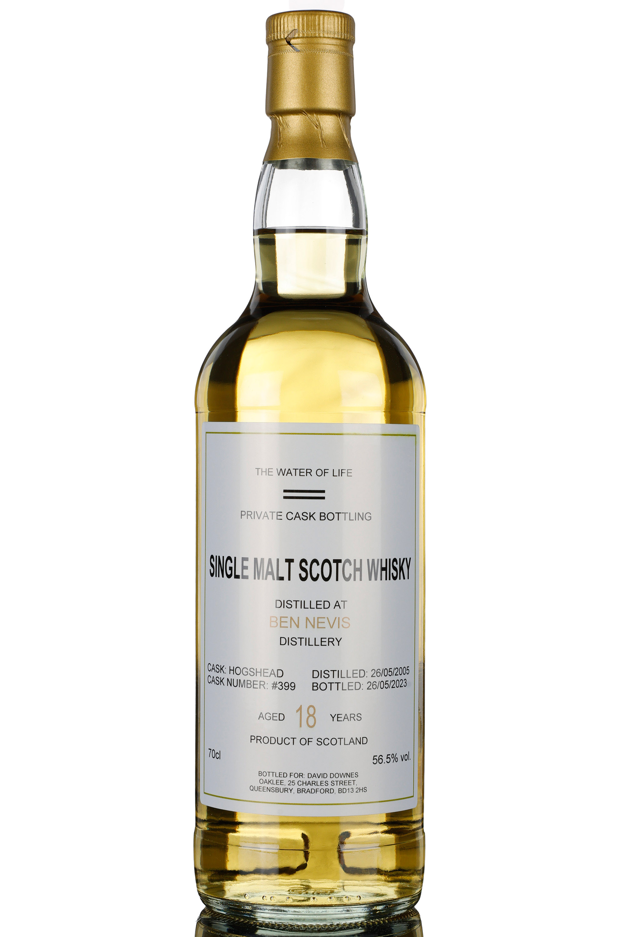 Ben Nevis 2005-2023 - 18 Year Old - Private Cask - Single Cask 399
