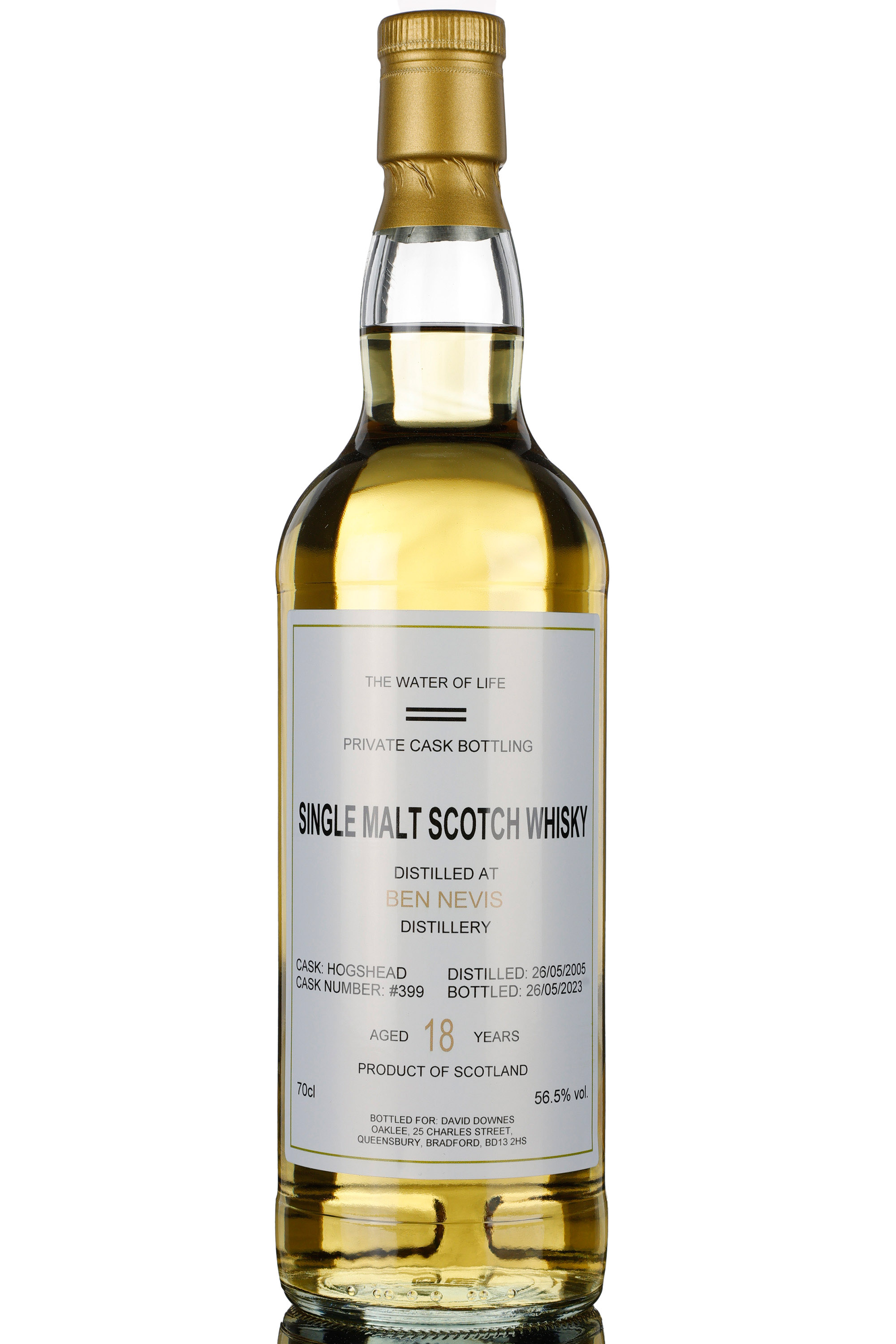 Ben Nevis 2005-2023 - 18 Year Old - Private Cask - Single Cask 399