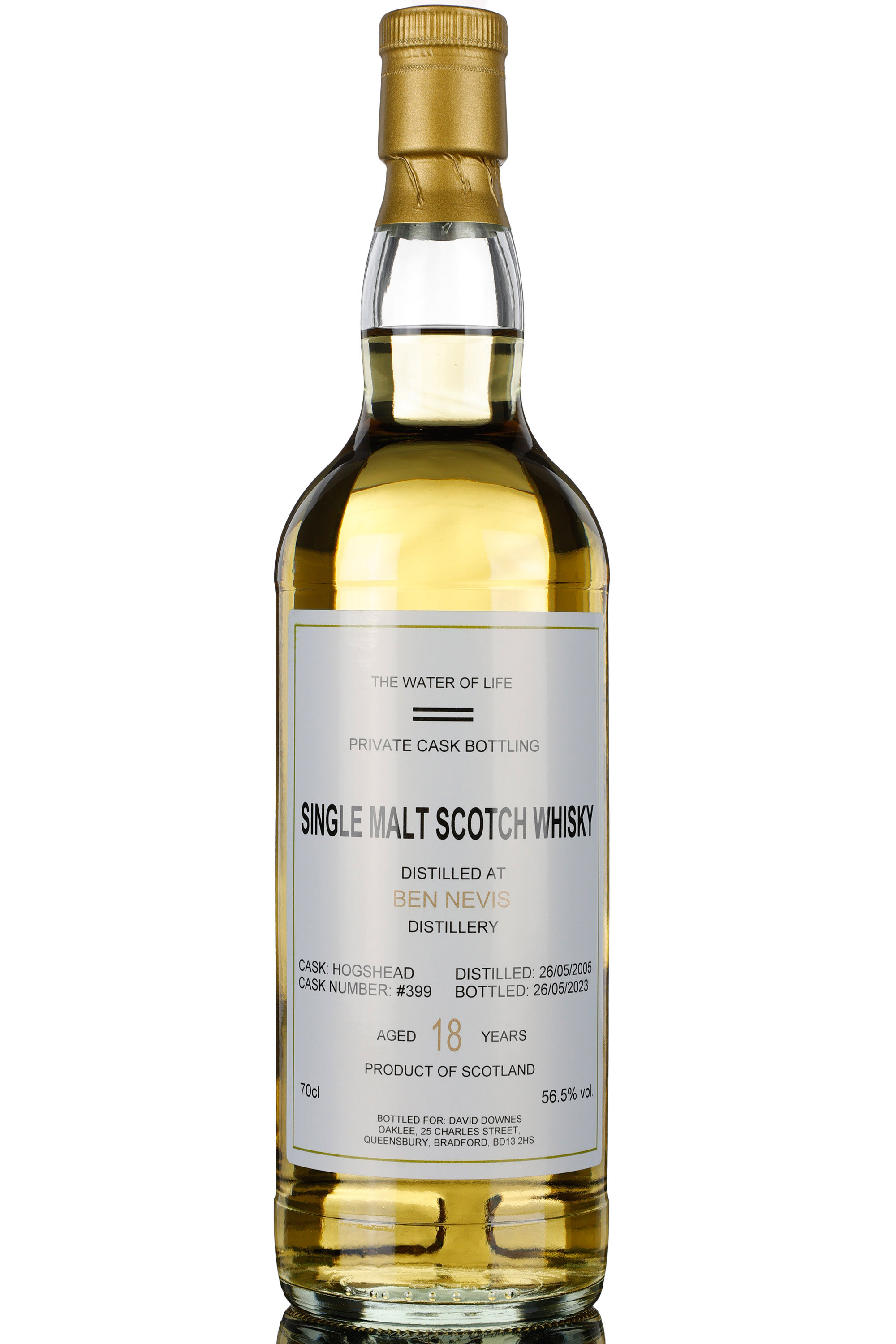 Ben Nevis 2005-2023 - 18 Year Old - Private Cask - Single Cask 399
