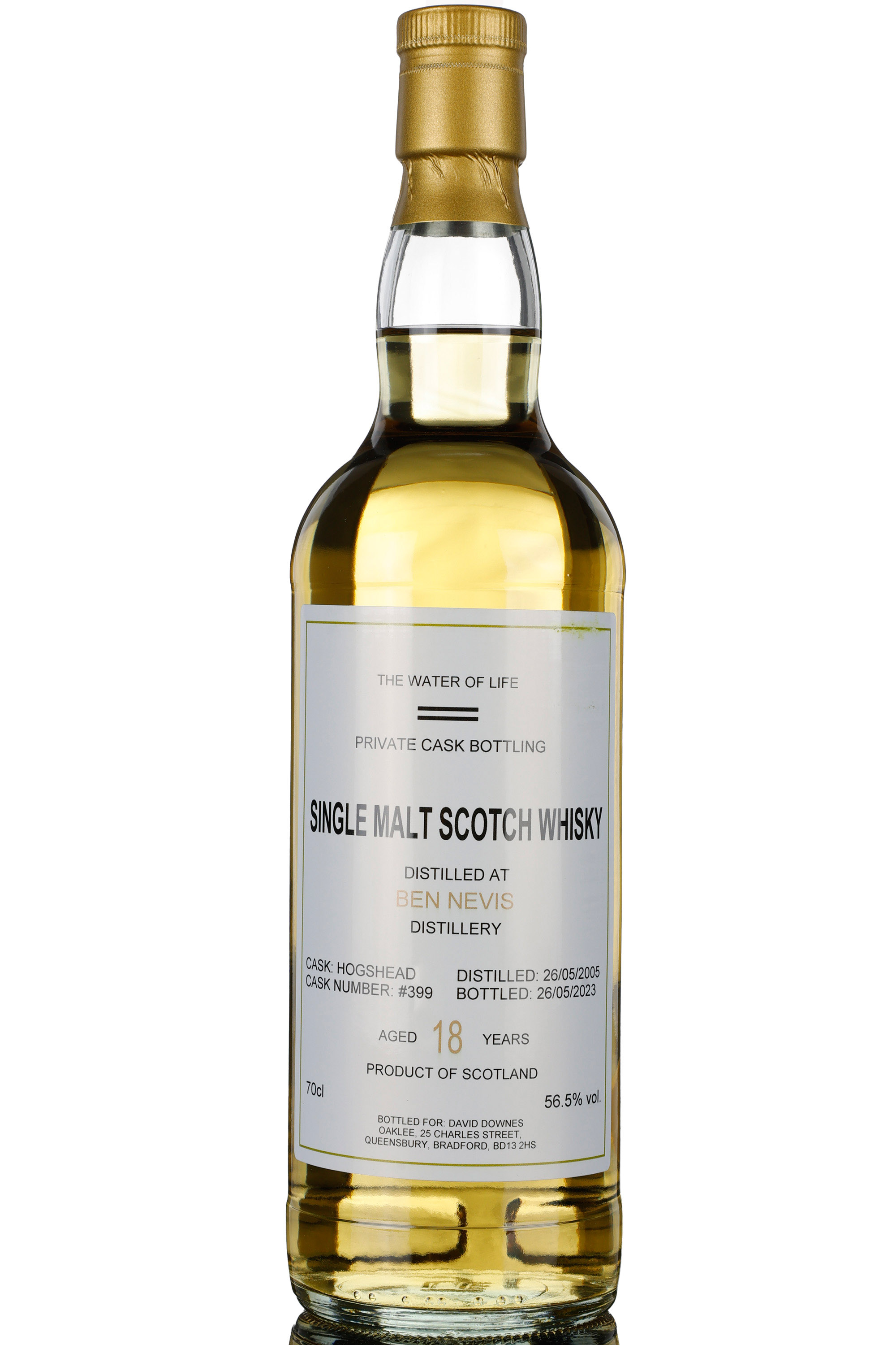 Ben Nevis 2005-2023 - 18 Year Old - Private Cask - Single Cask 399